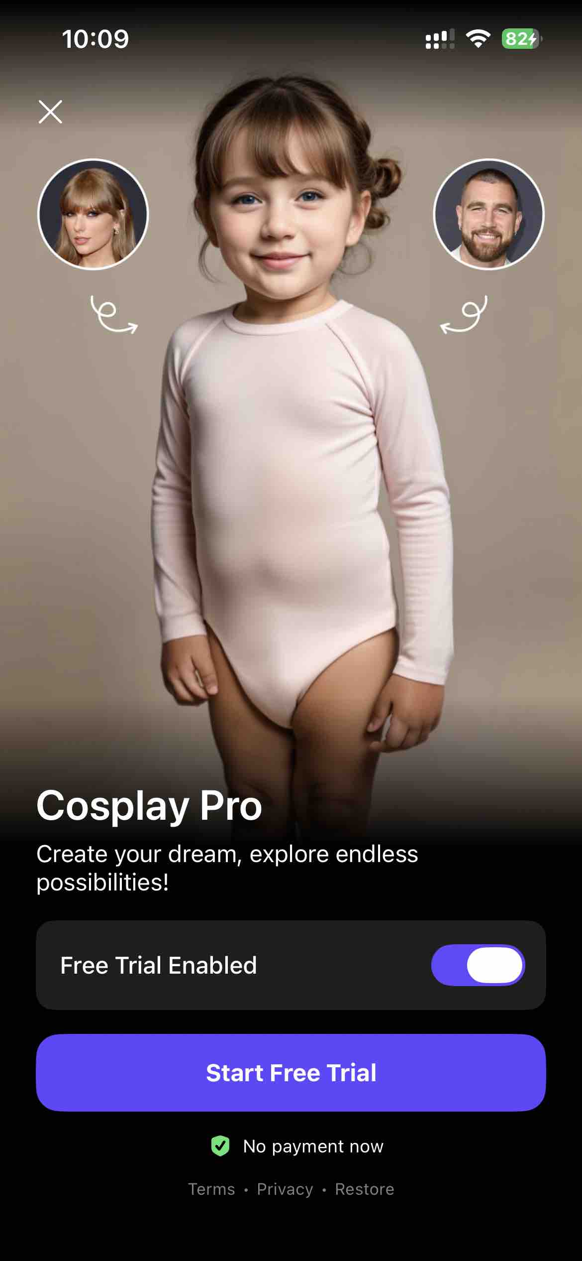 Cosplay: Future Baby Generator