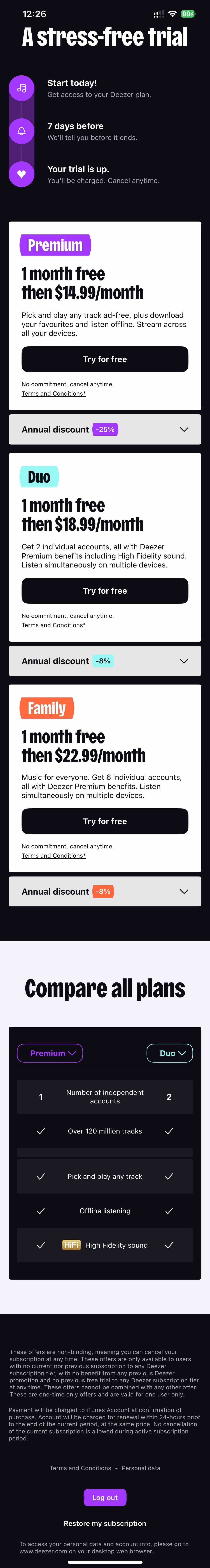 Deezer: Music Player, Podcast