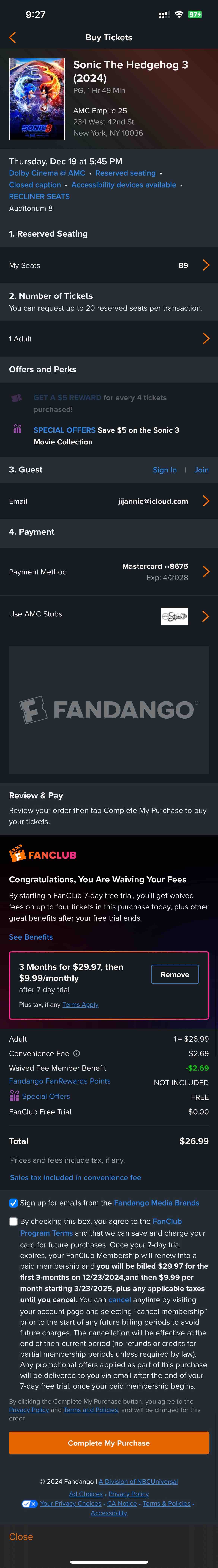 Fandango - Get Movie Tickets