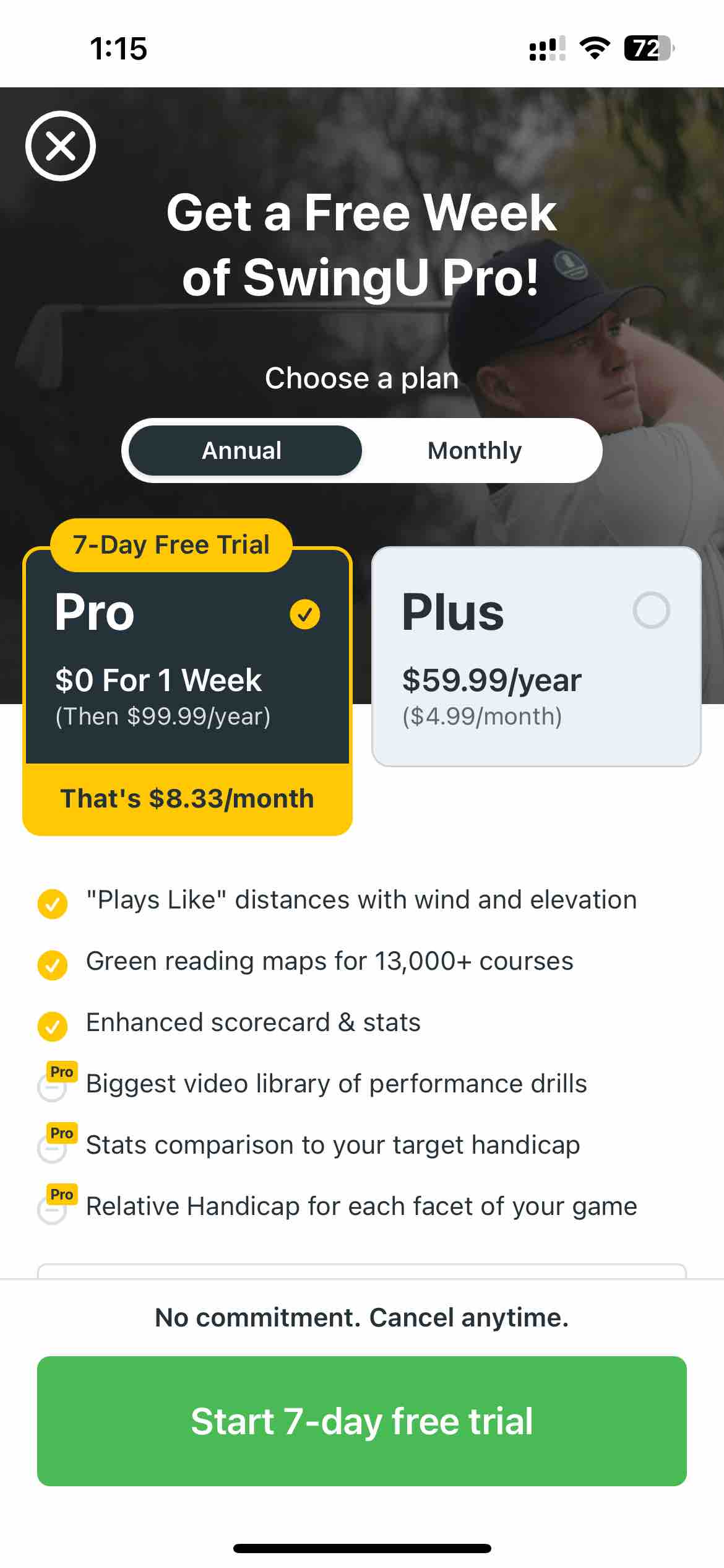 SwingU: Golf GPS Range Finder