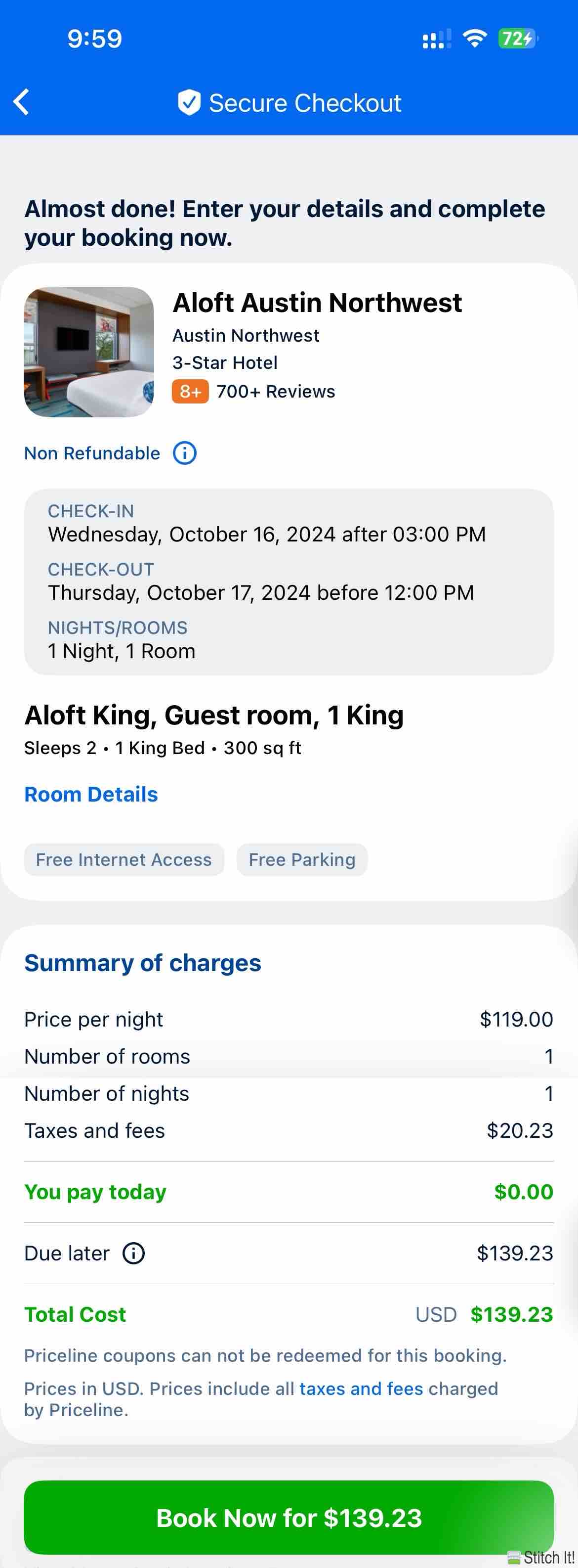 Priceline - Hotel, Car, Flight