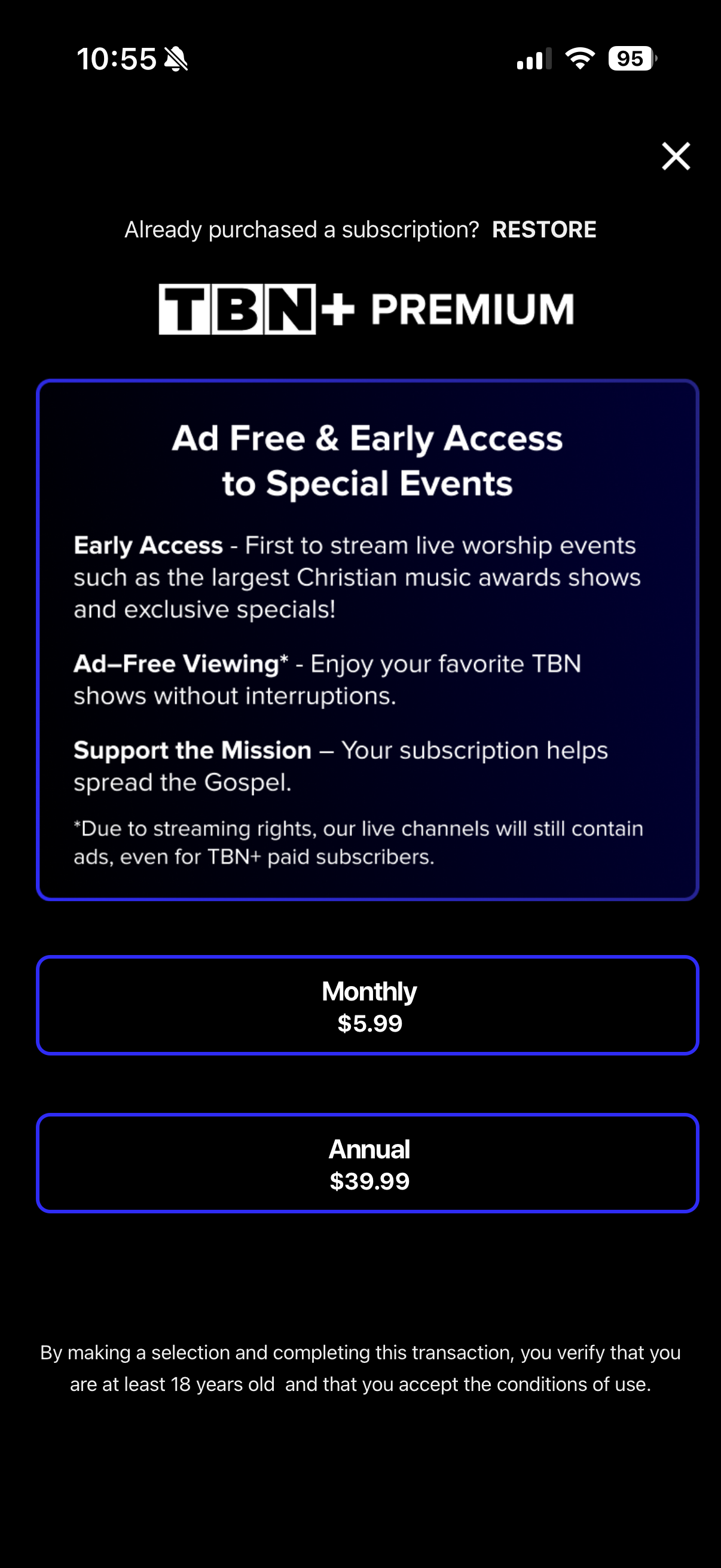 TBN+ Christian Streaming
