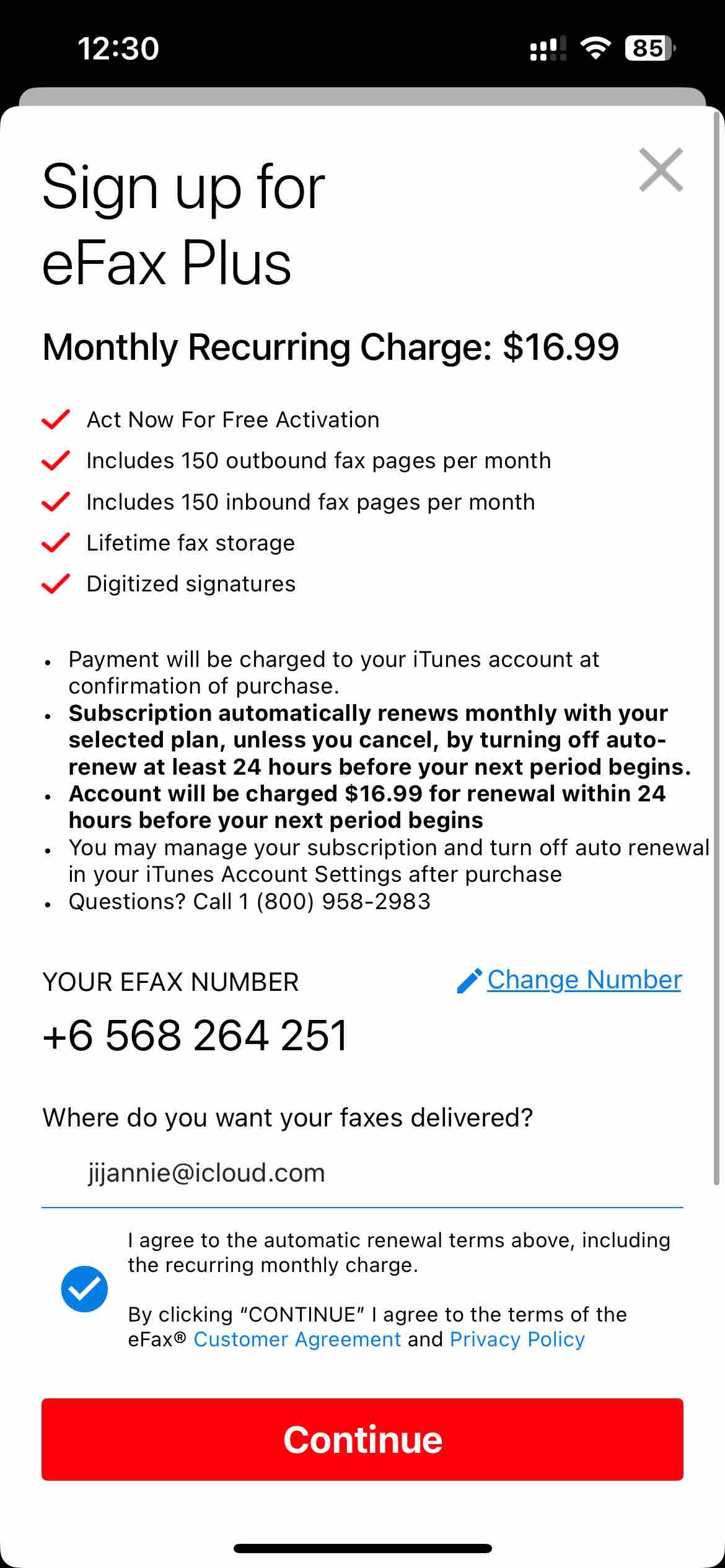 eFax App–Send Fax from iPhone