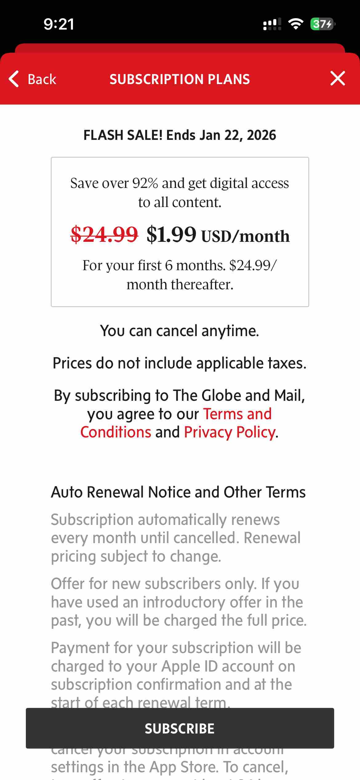 The Globe and Mail