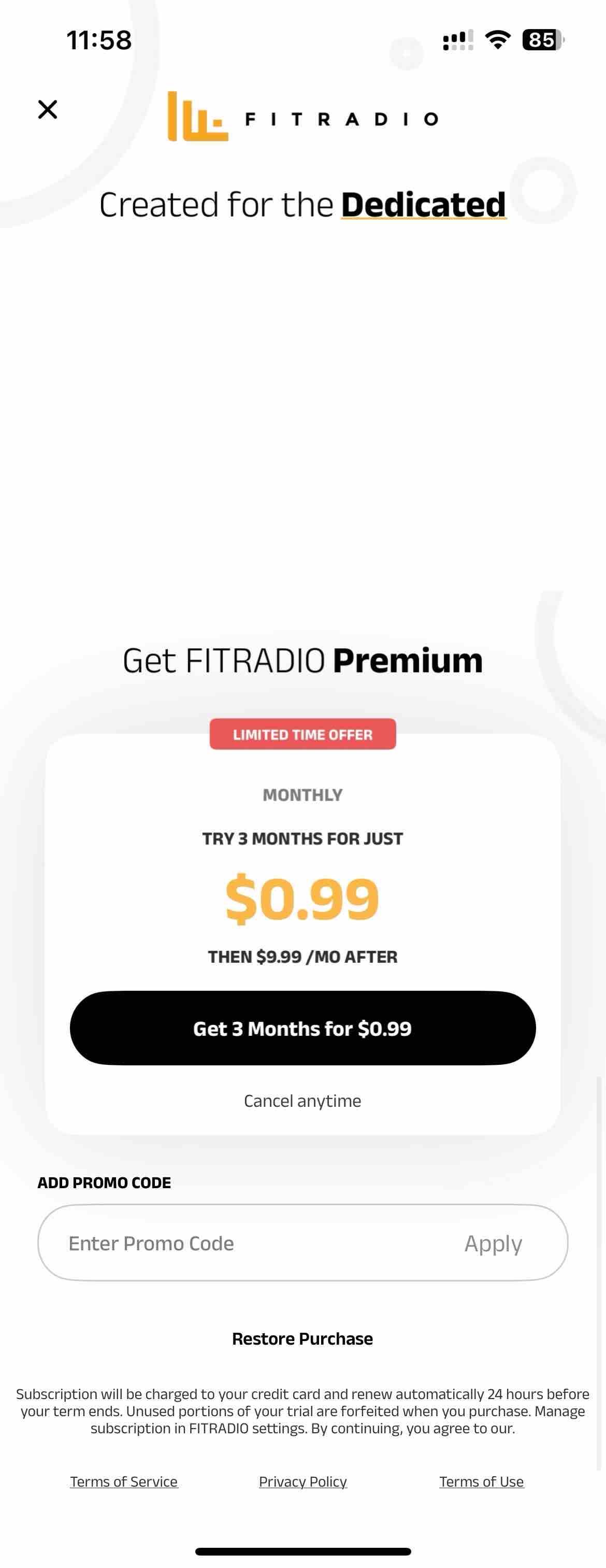 Fit Radio: Train Inspired