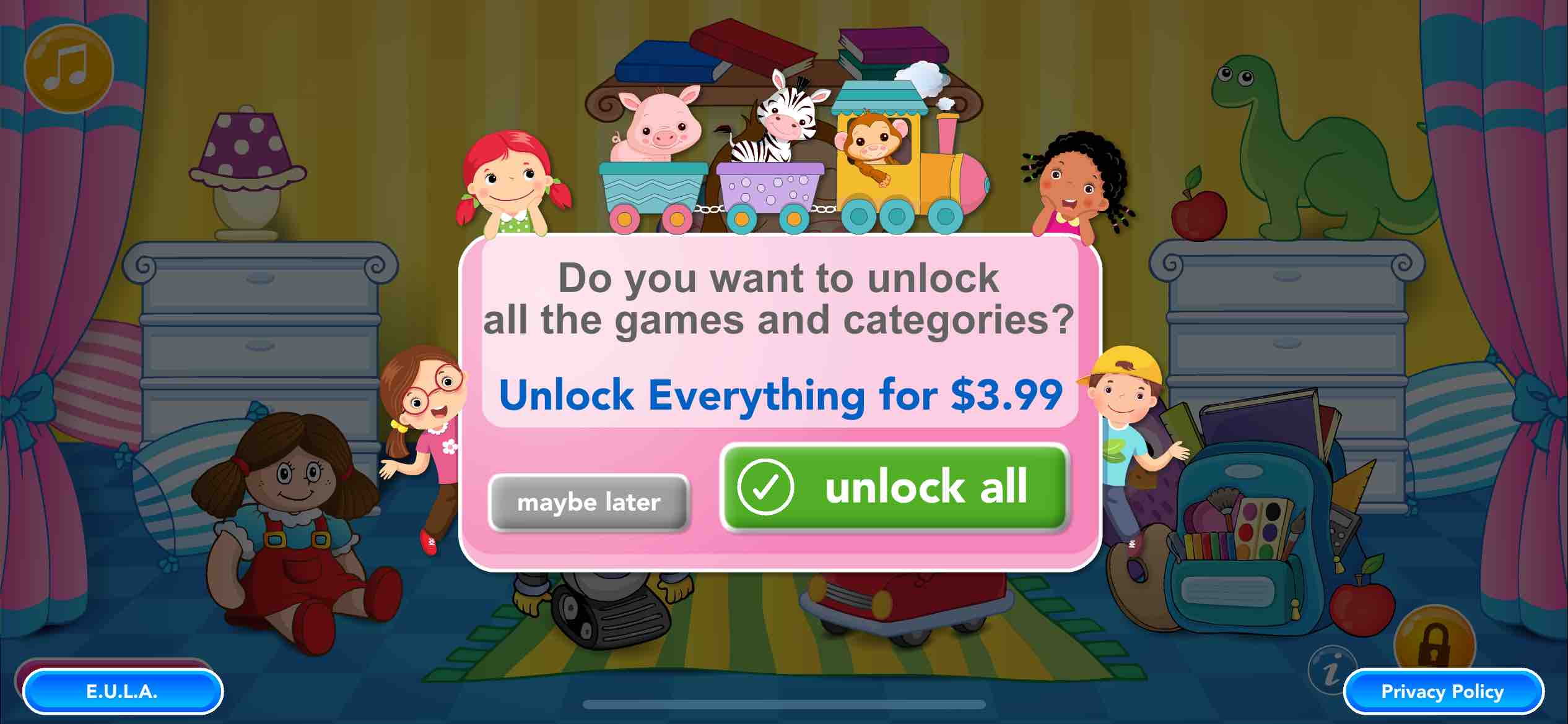 Baby games for one year olds.