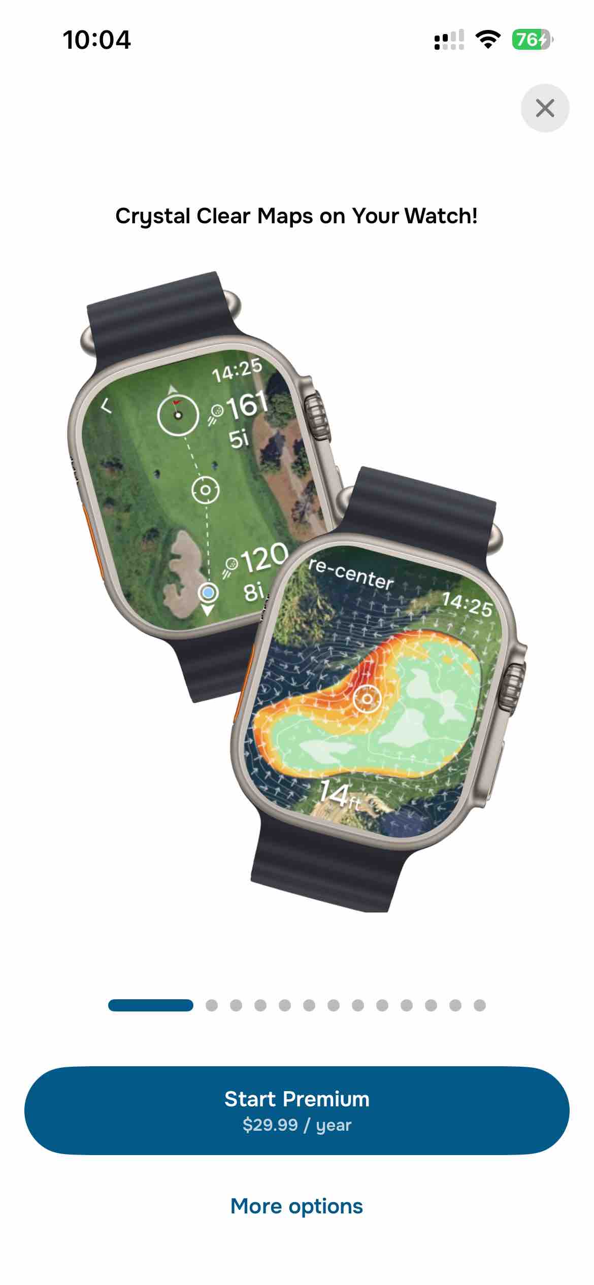 Golf Pad GPS Rangefinder