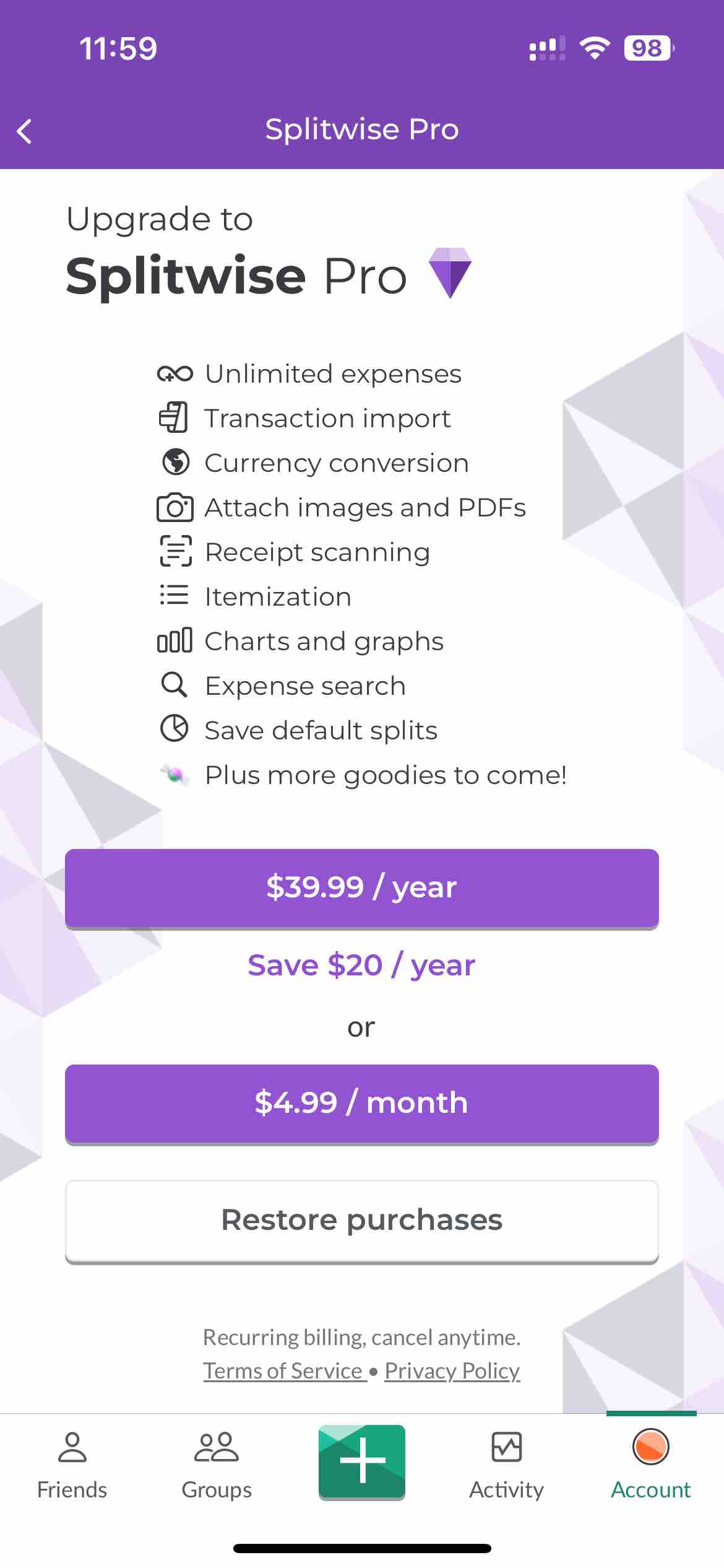 Splitwise