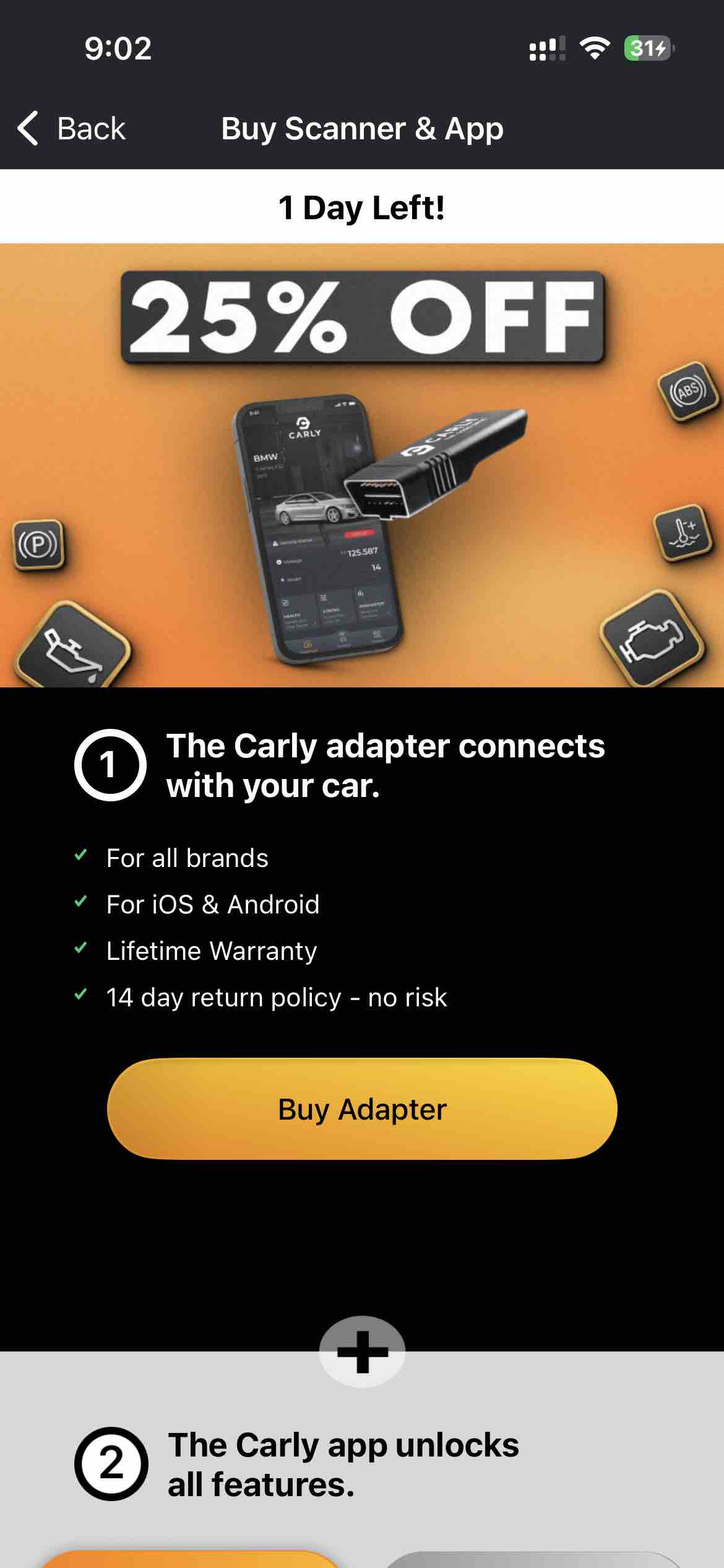 Carly — OBD2 car scanner