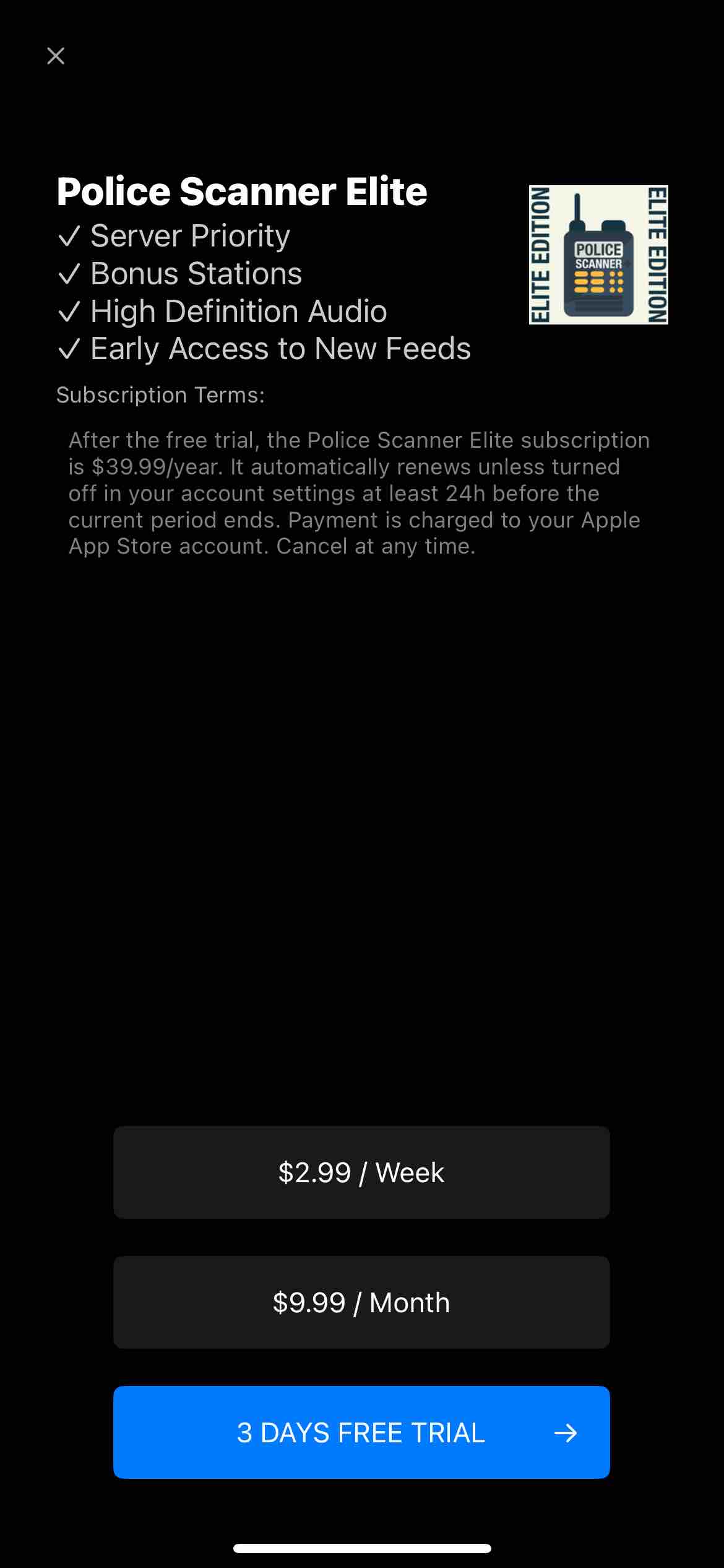 Police Scanner + Fire Radio