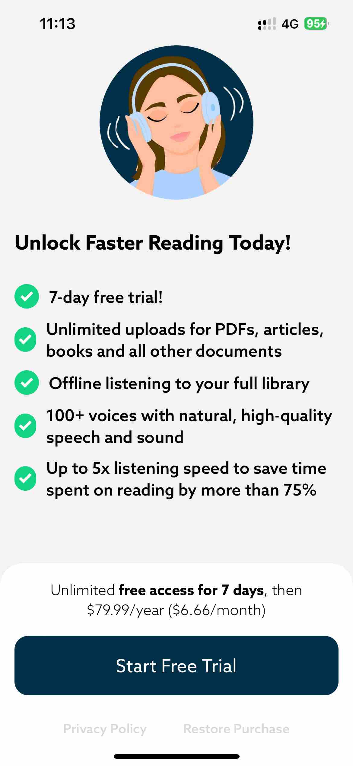 Voice Dream - Read Out Aloud