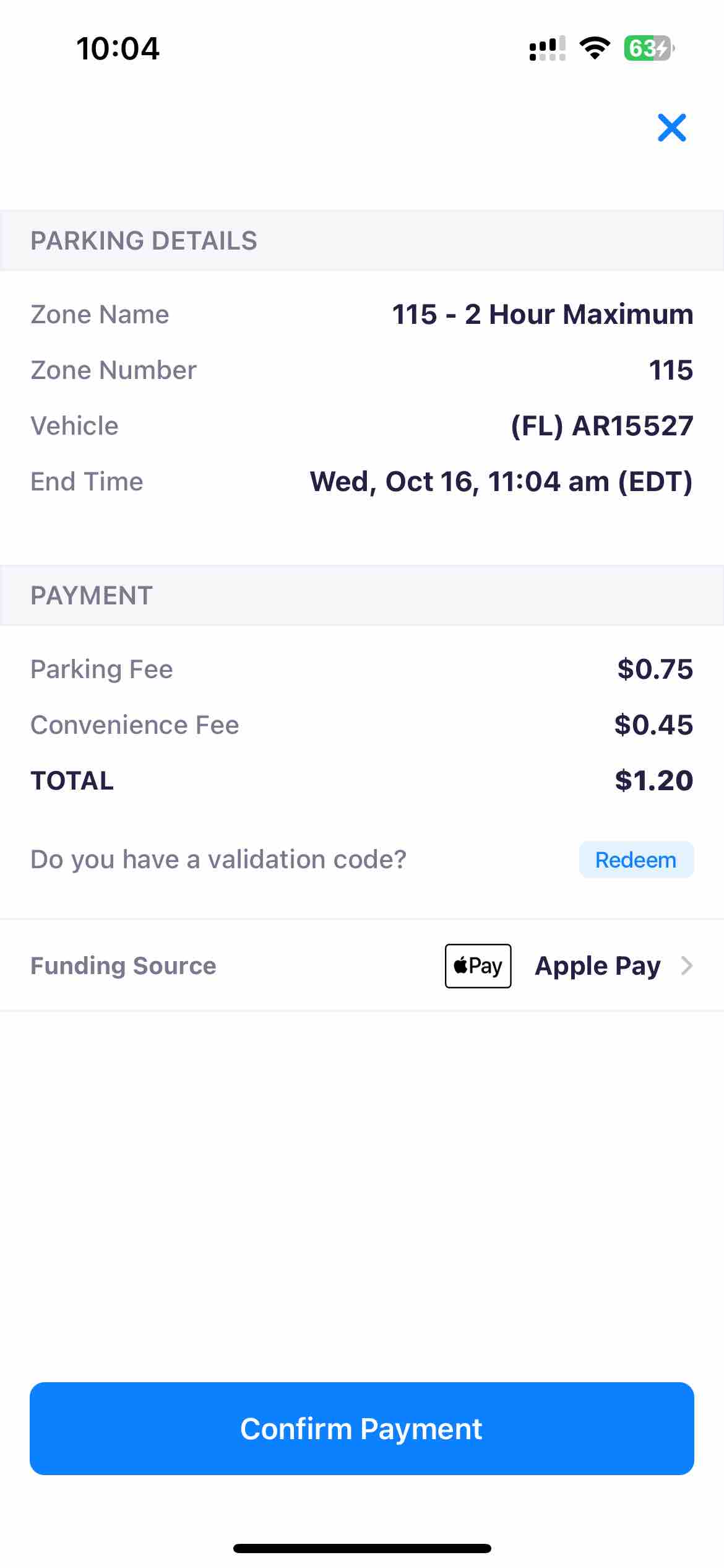 Passport Parking