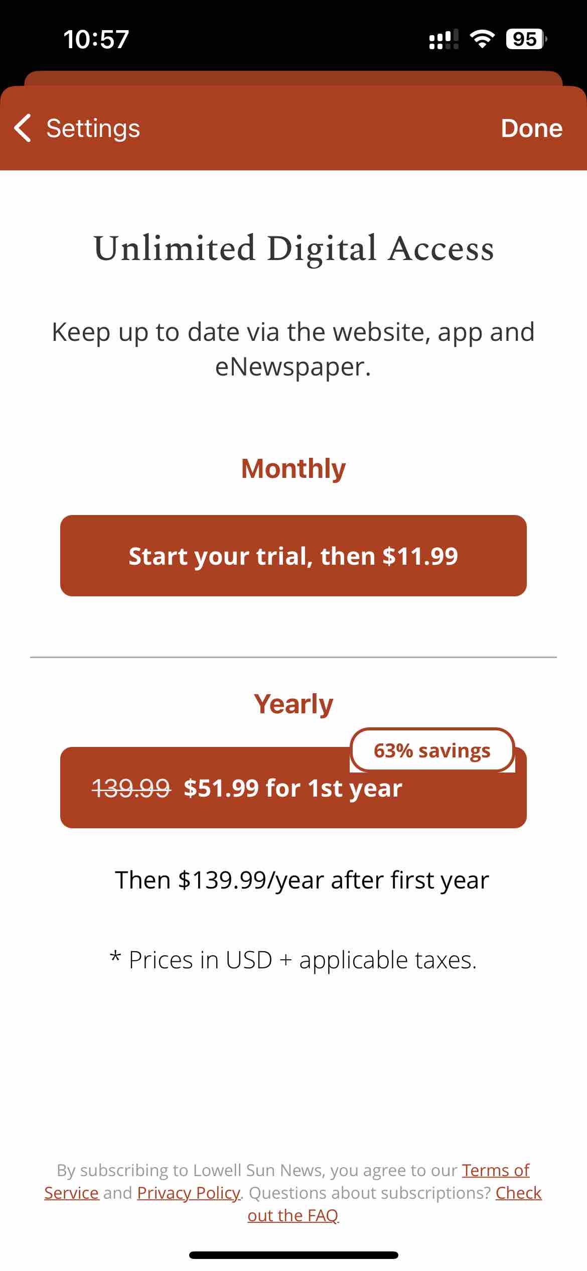 Lowell Sun News for Mobile