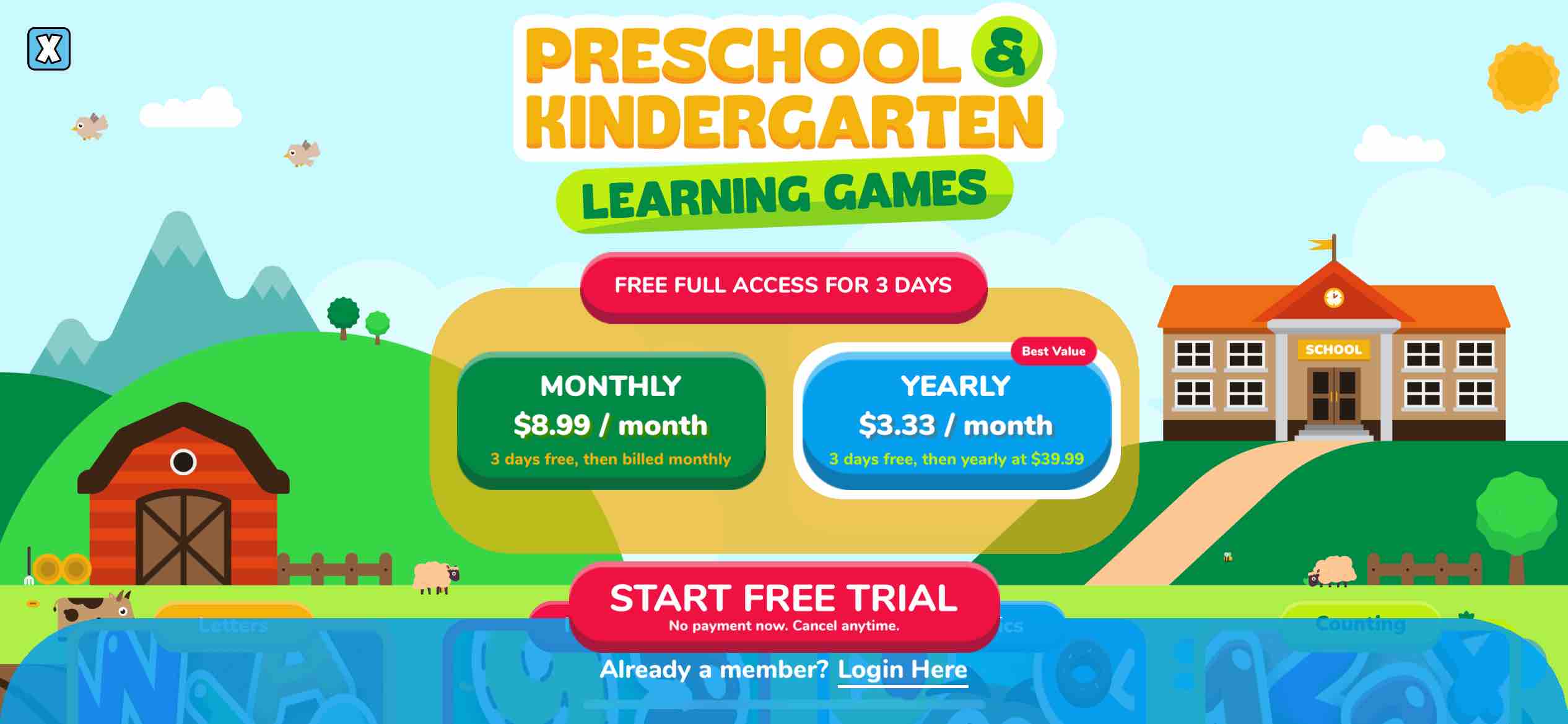 Preschool & Kindergarten Games