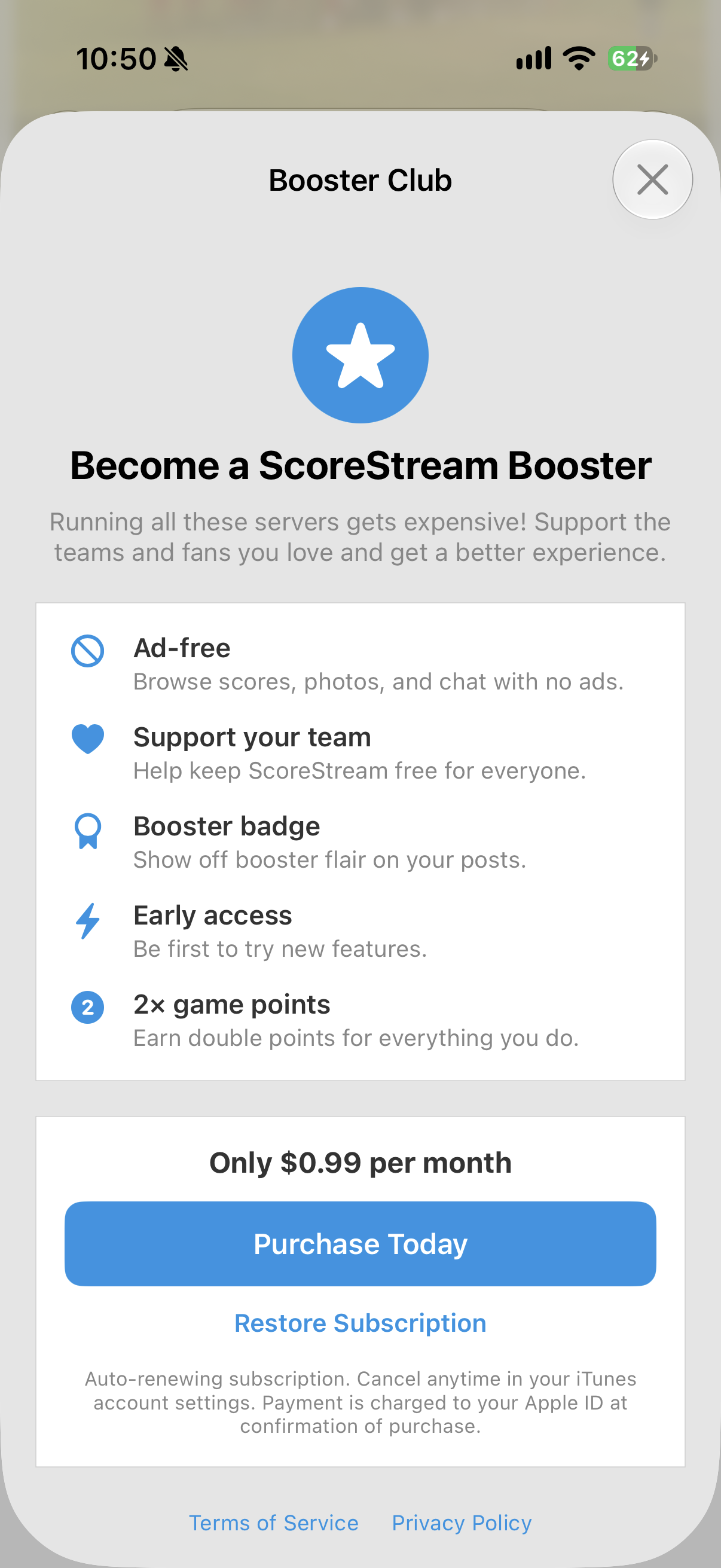 ScoreStream Sports Scores
