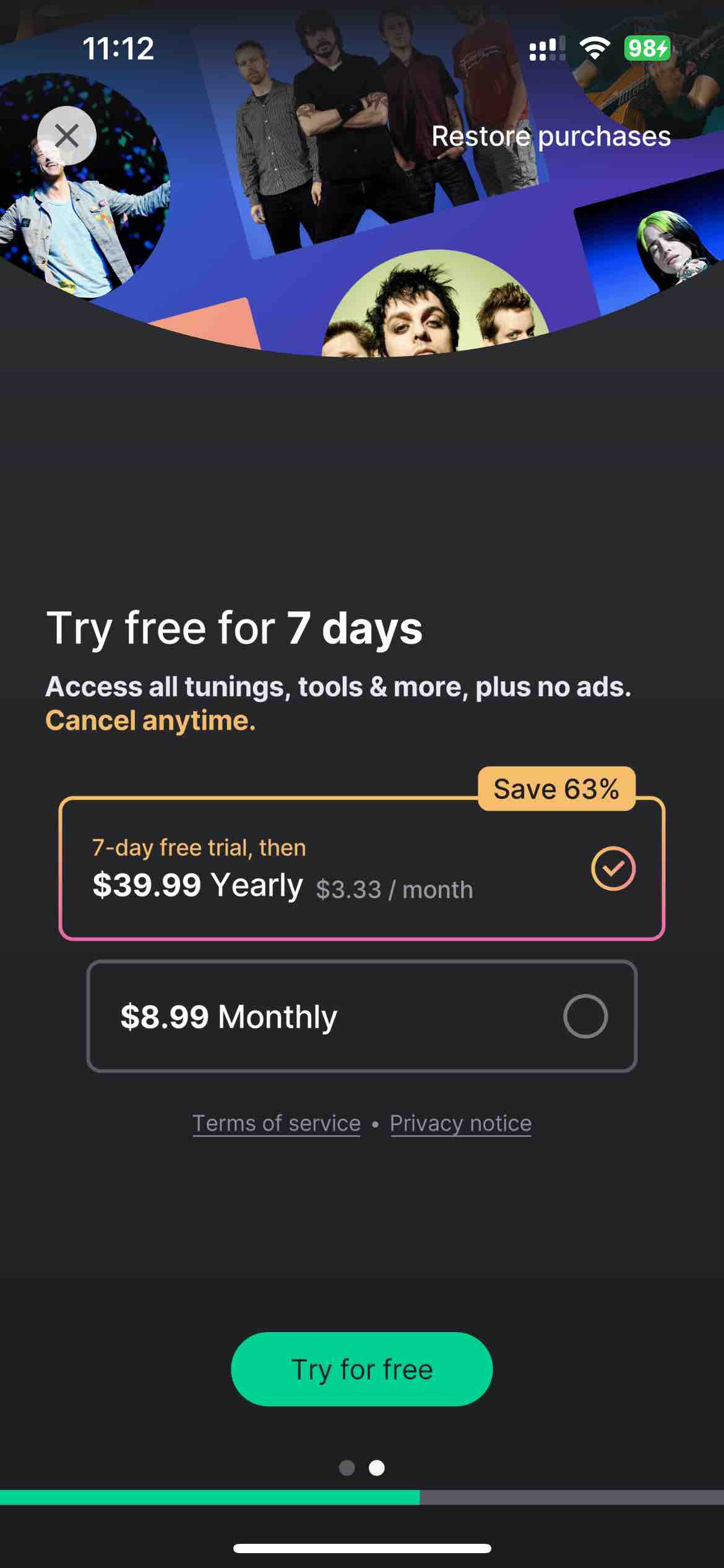 GuitarTuna: Tune & Play Guitar