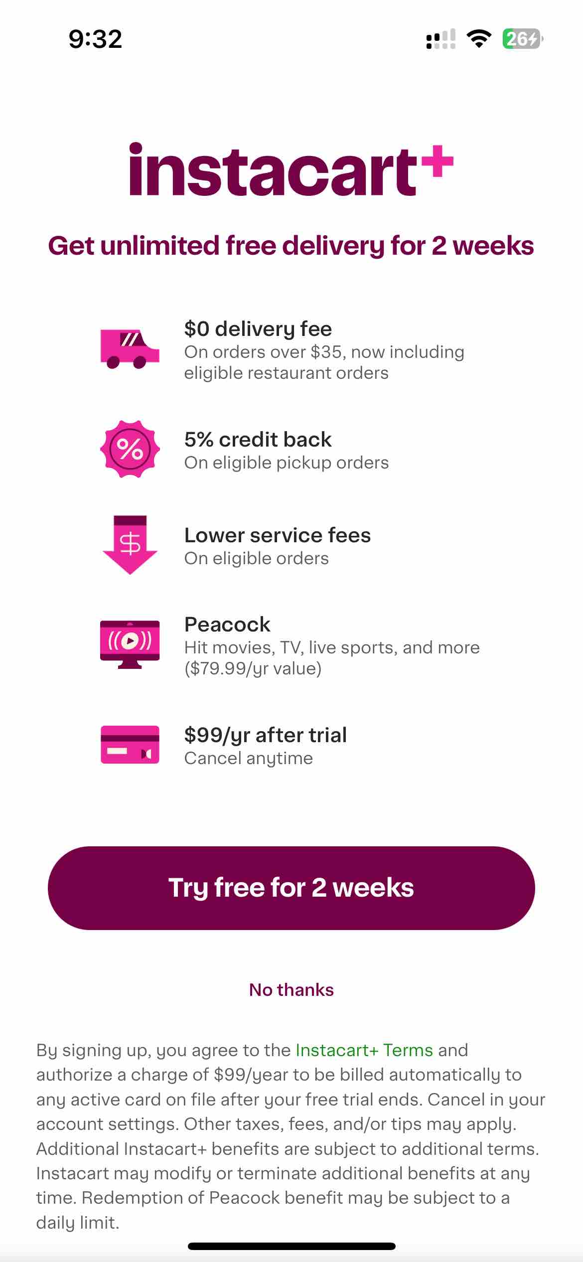 Instacart: Groceries & Food