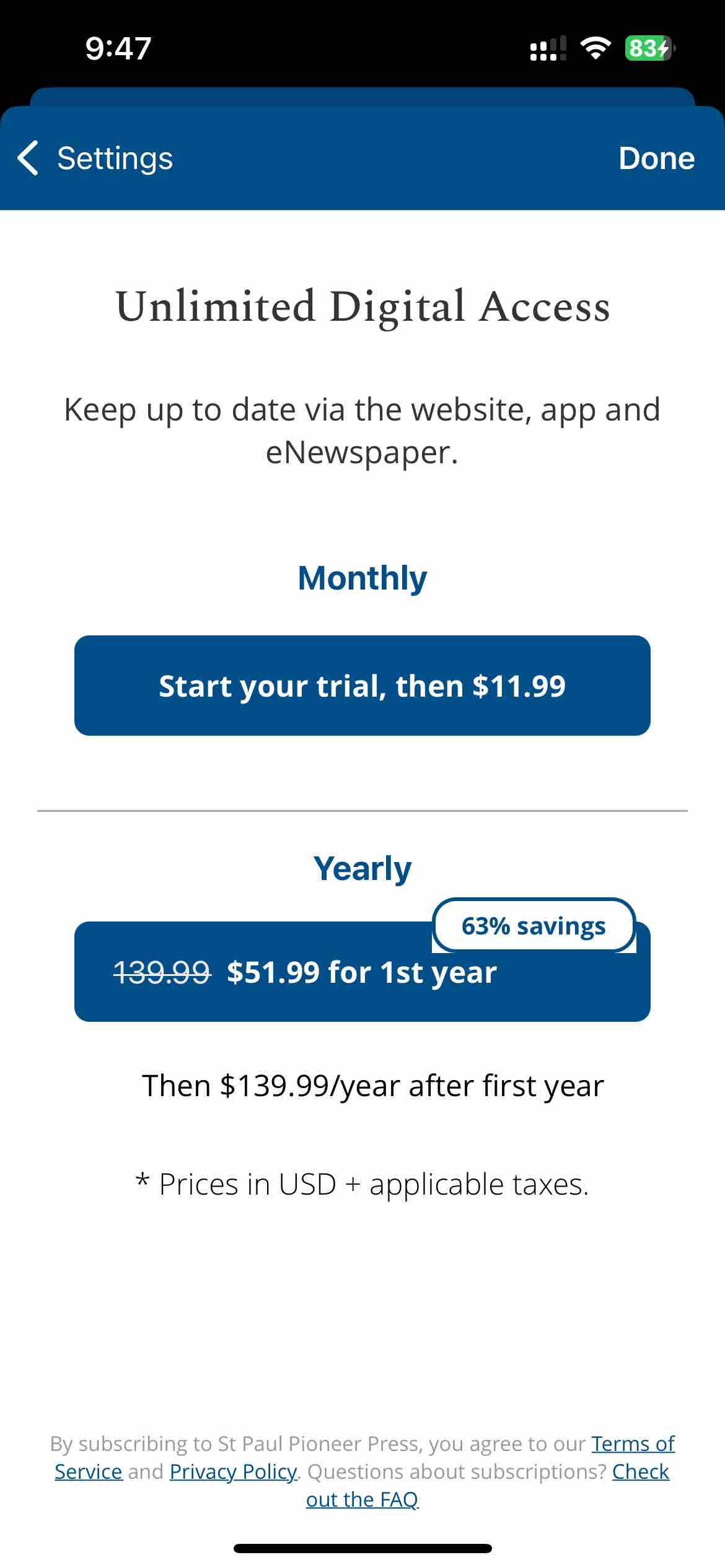 St. Paul Pioneer Press
