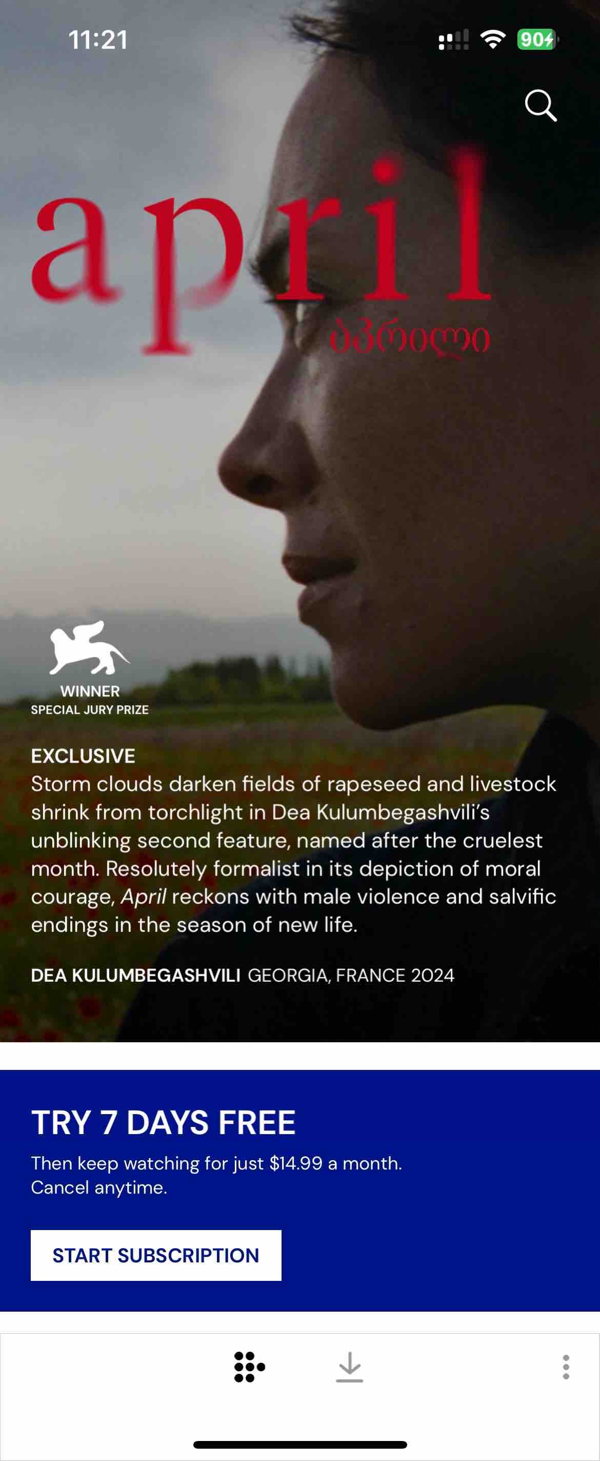 MUBI: Stream Great Cinema