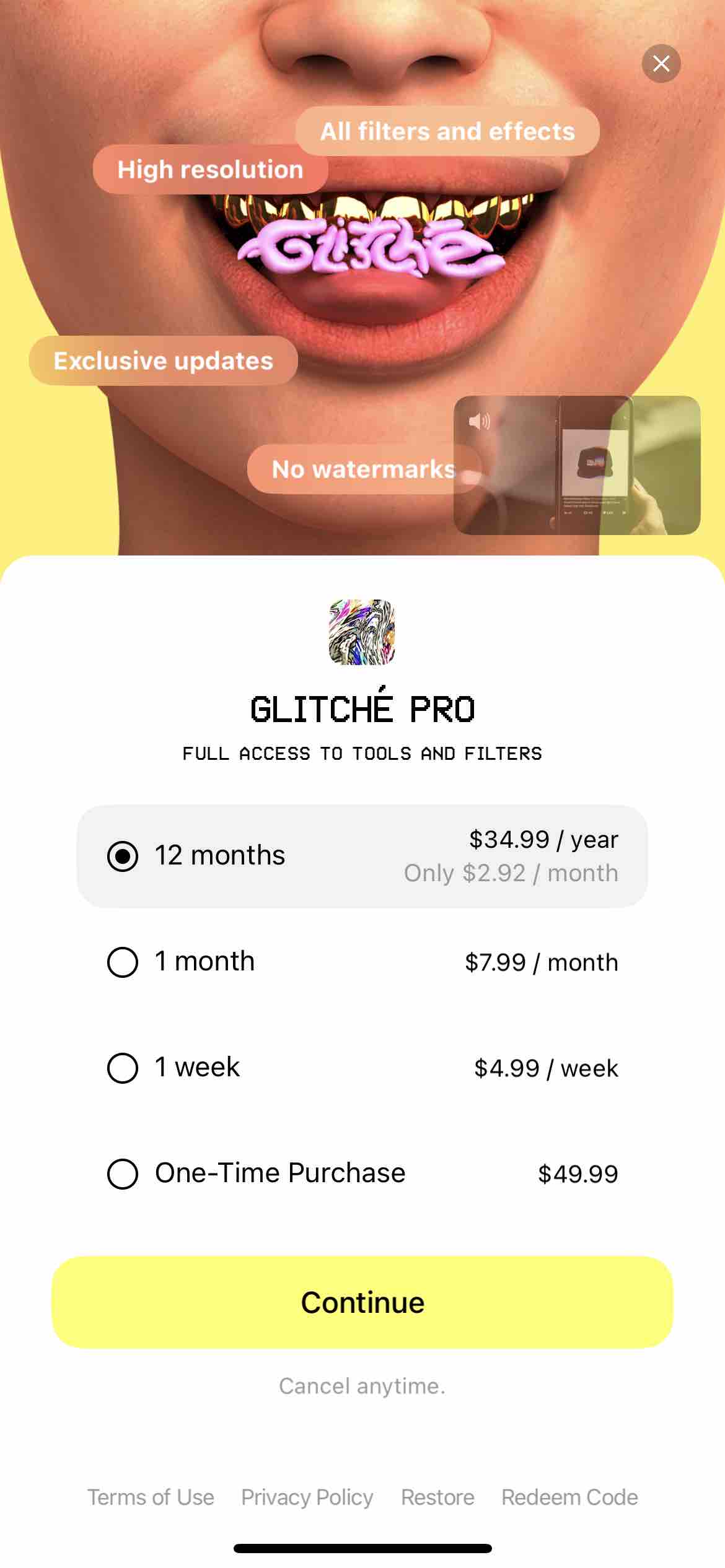 Glitché: Photo & Video Editor