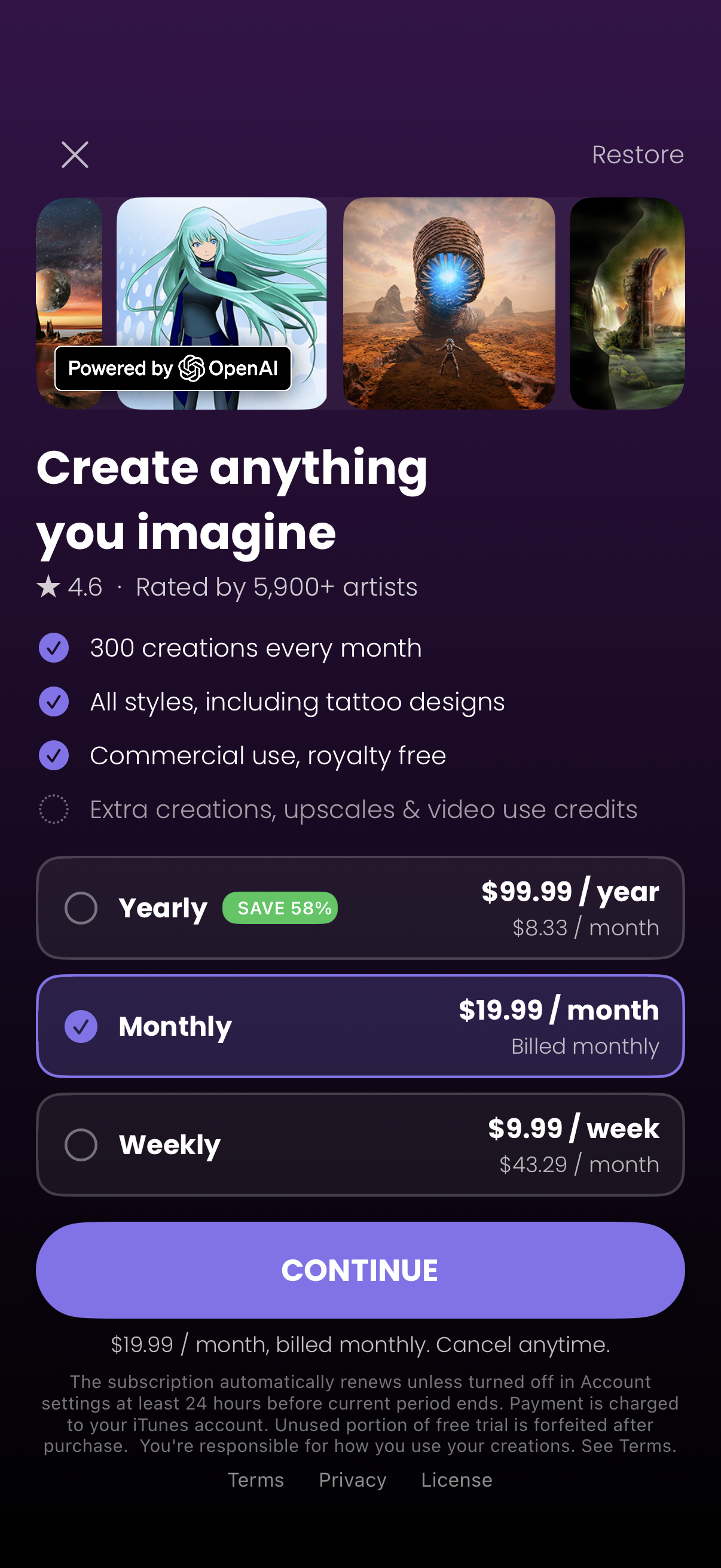 DALL E 3 AI Art Generator
