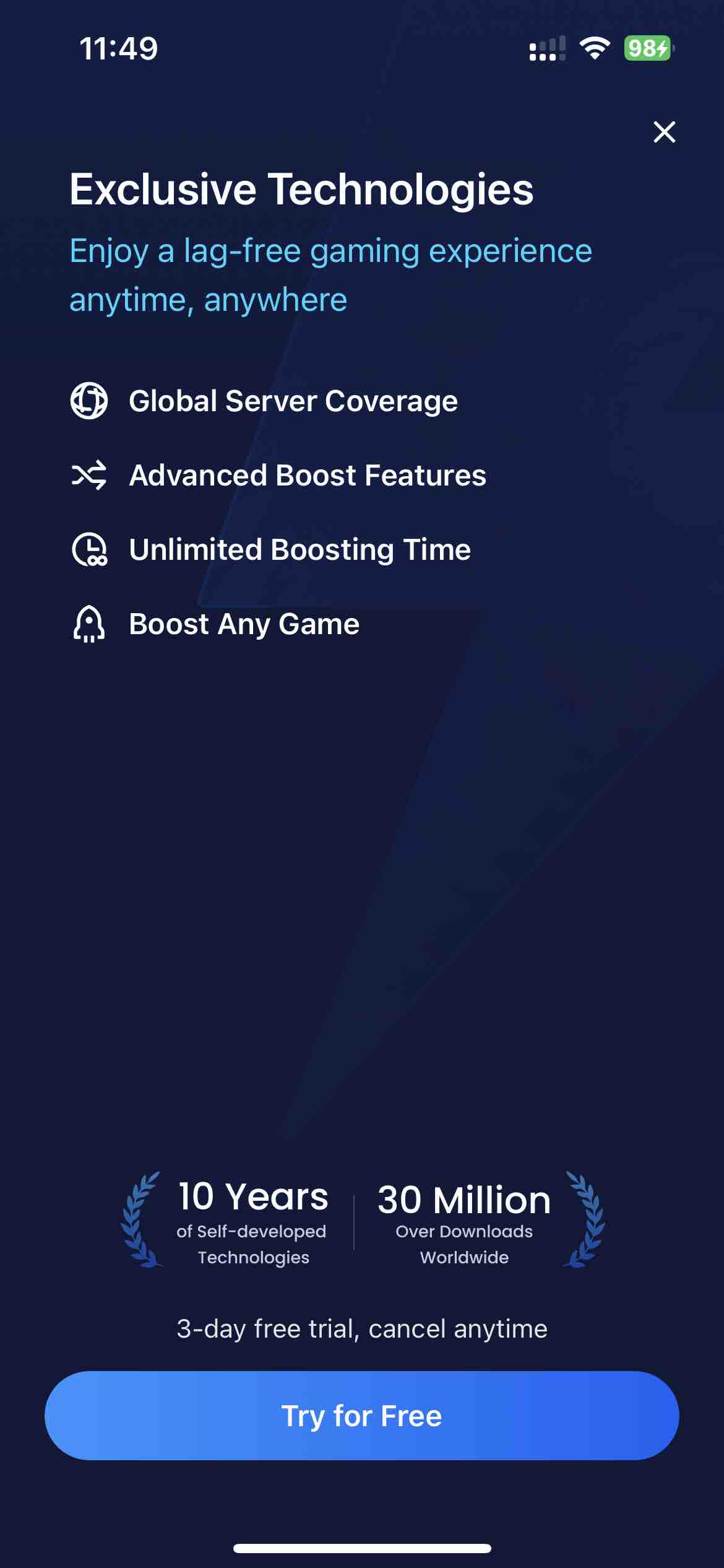 GearUP: Lower Lag Game Booster