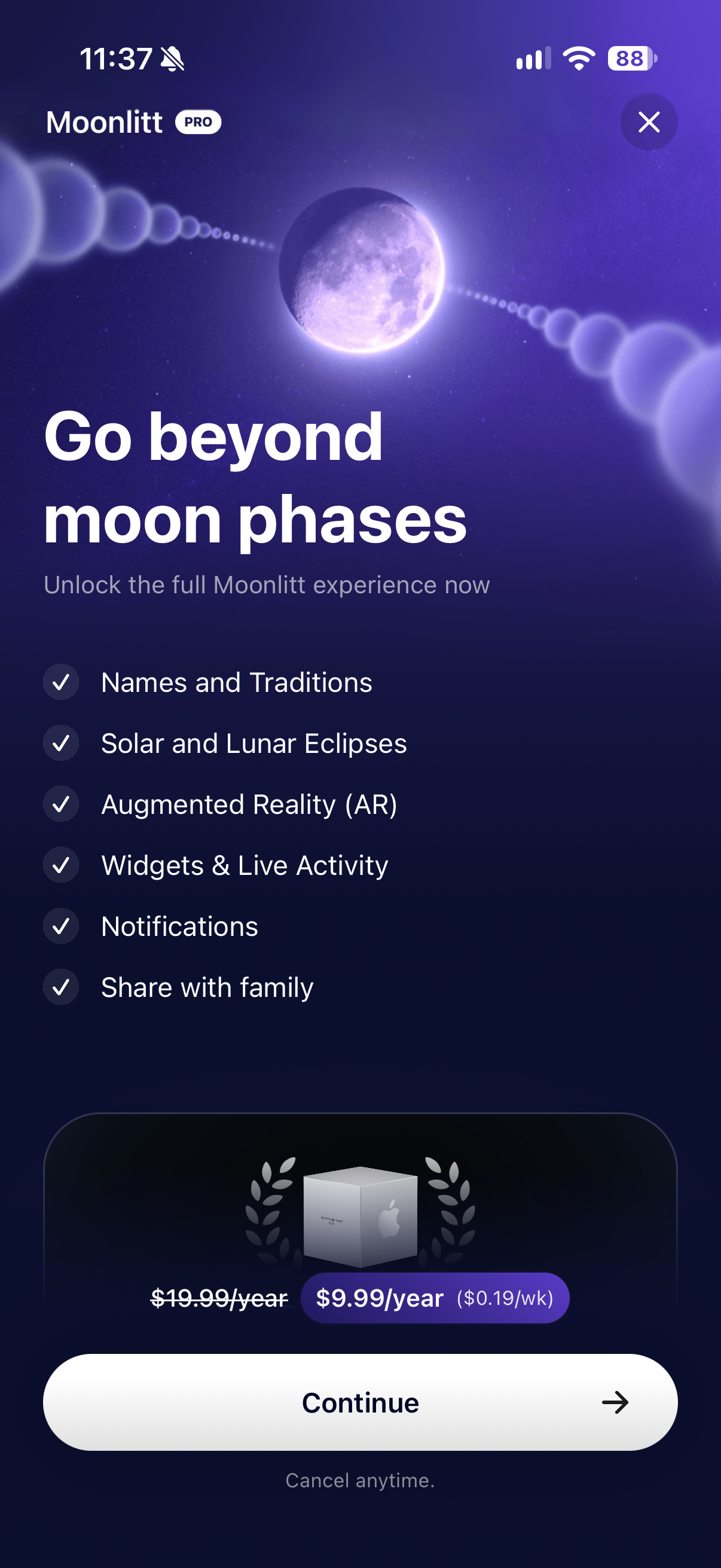Moonlitt: Moon Phase Tracker