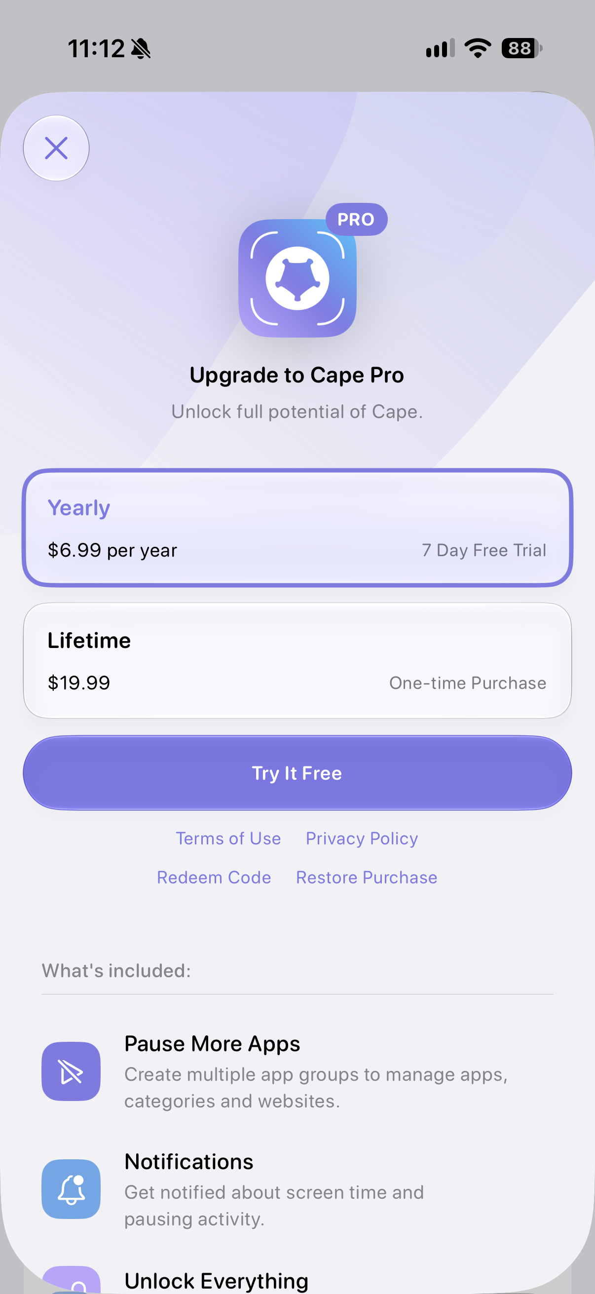 Cape: Screen Time Master