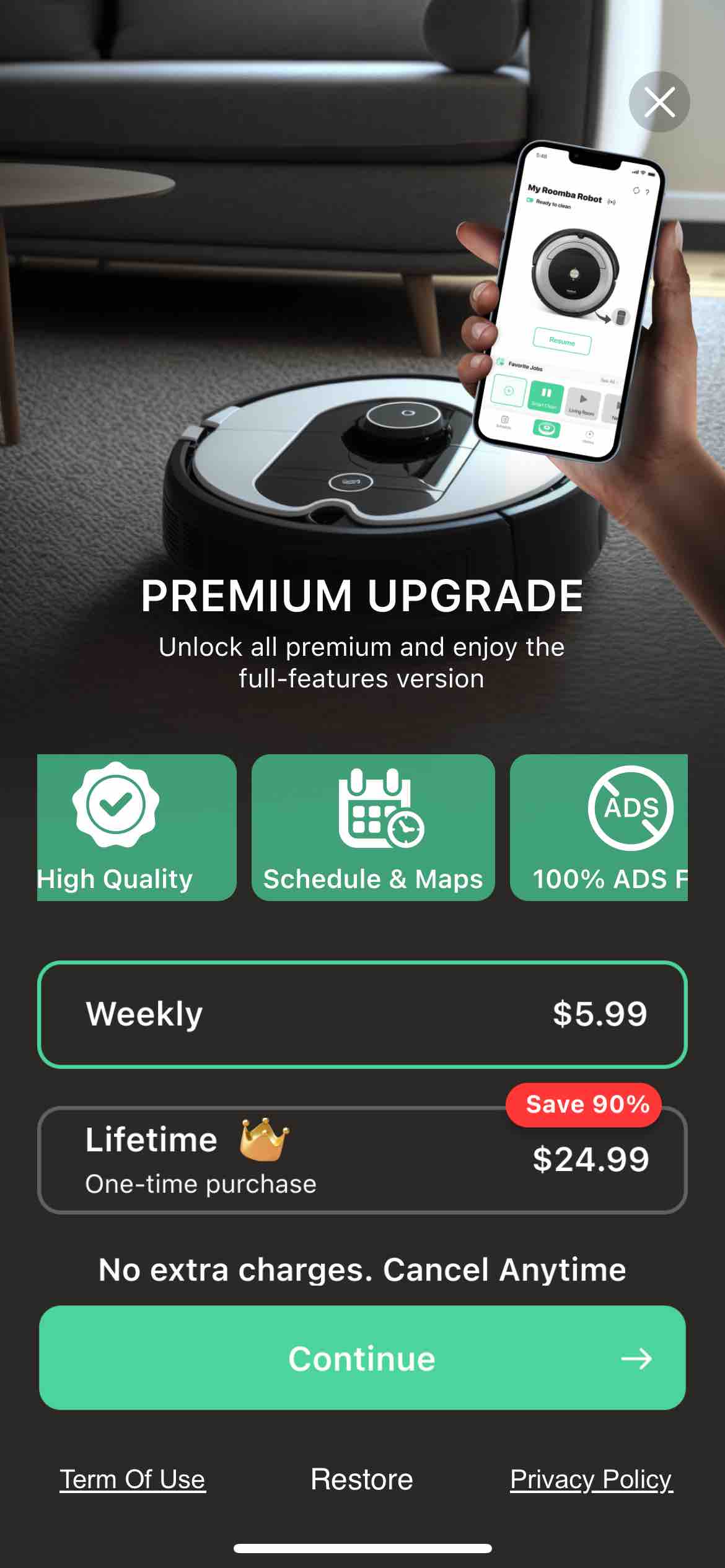 Robot Vacuum App