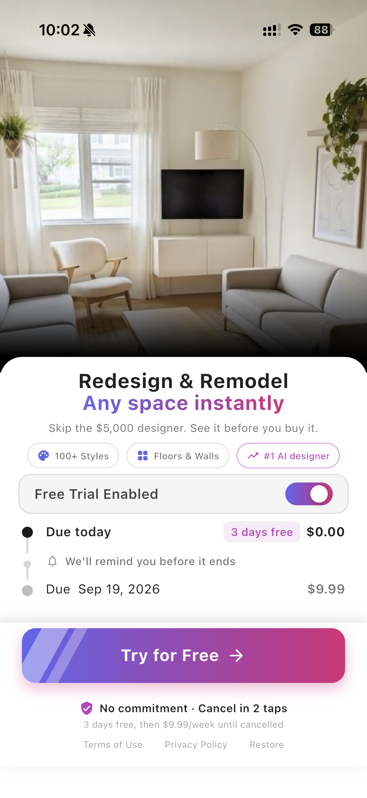 RoomGPT : AI Interior Design