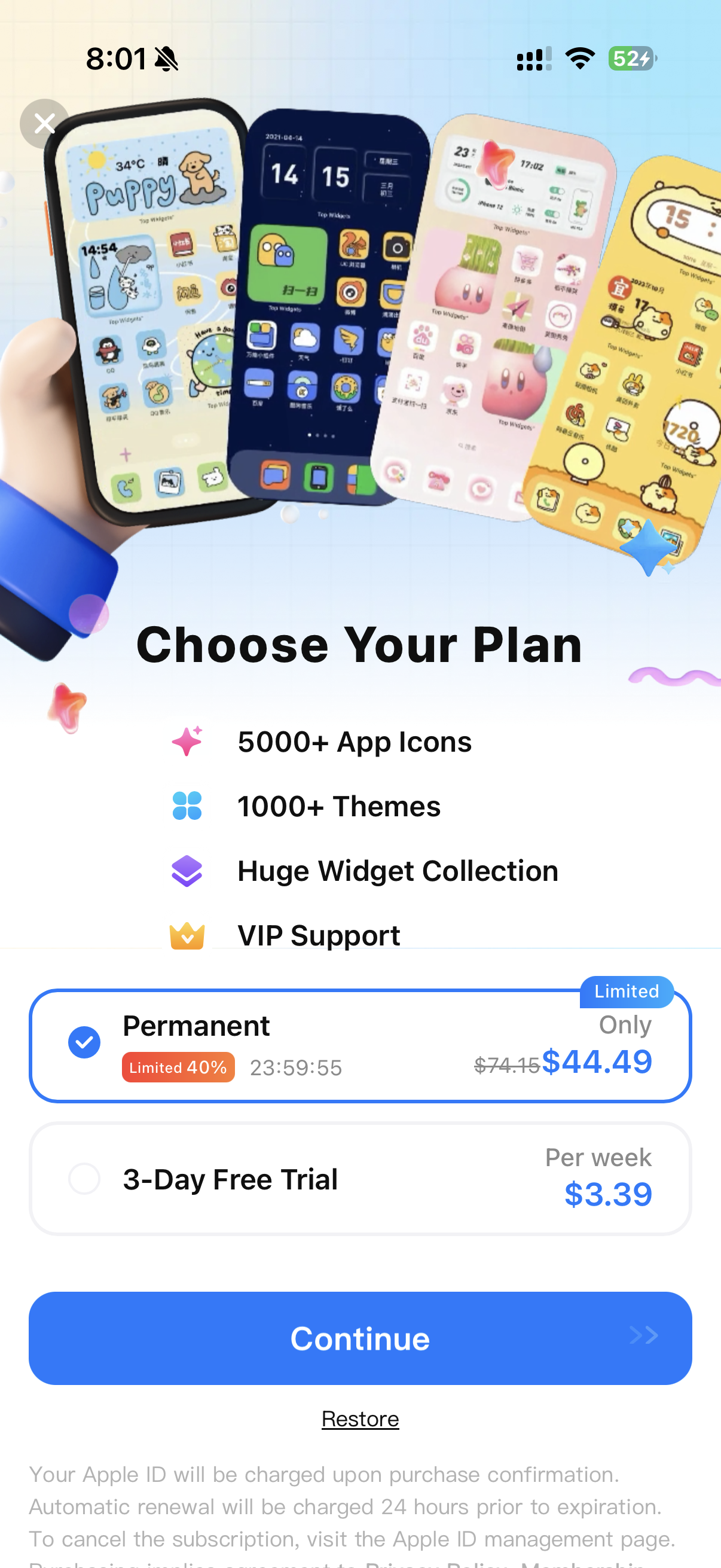 Top Widgets⁺ Icons & Themes