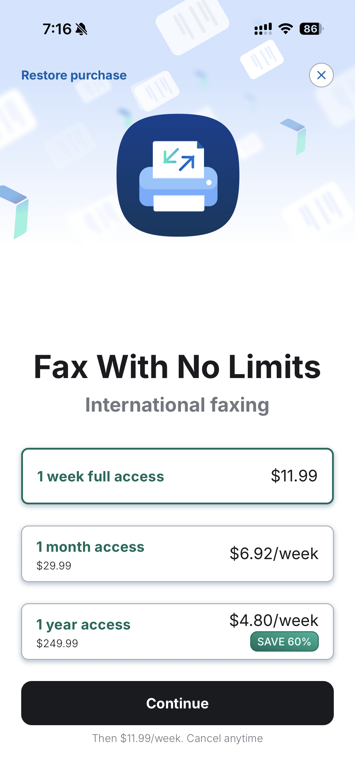 FAX from iPhone・Send & Receive