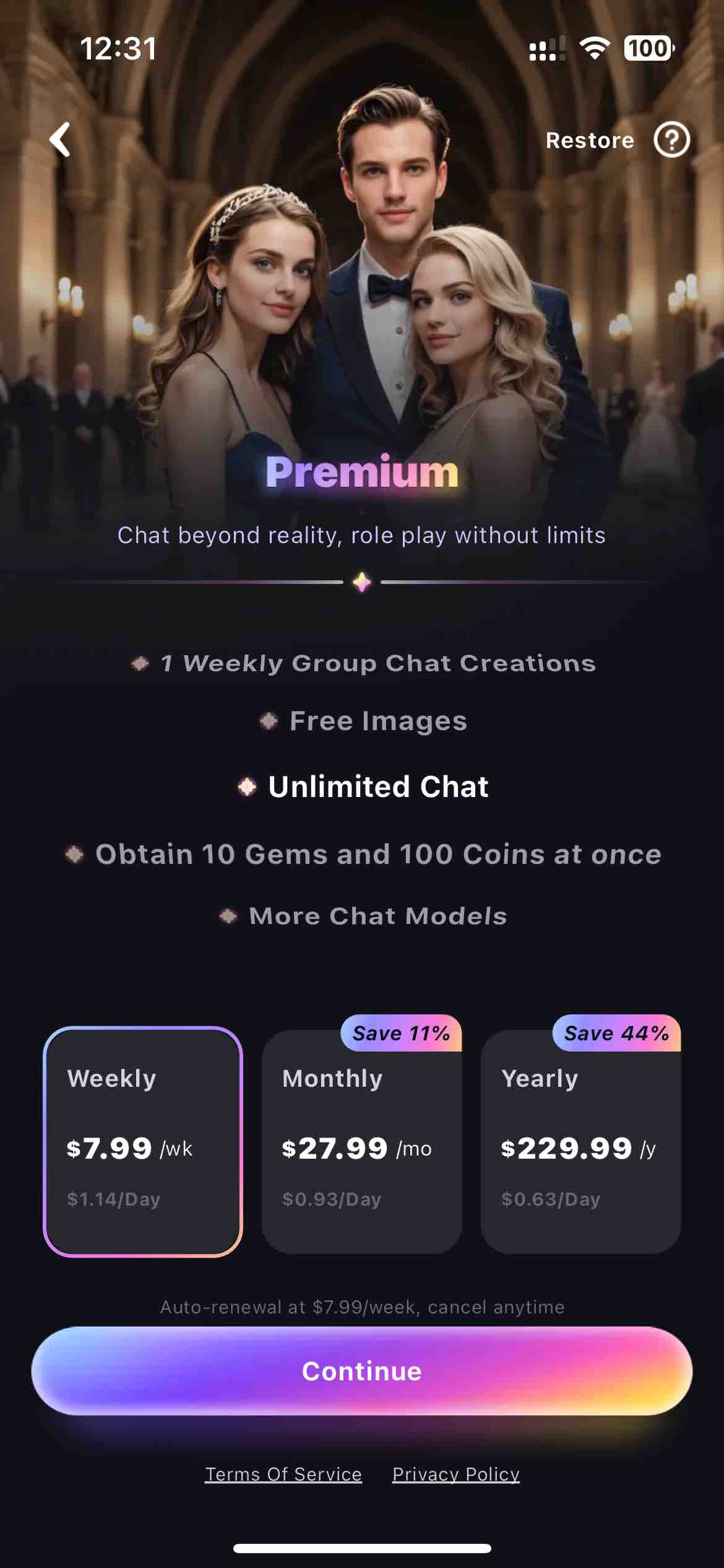 Chattee - AI Character