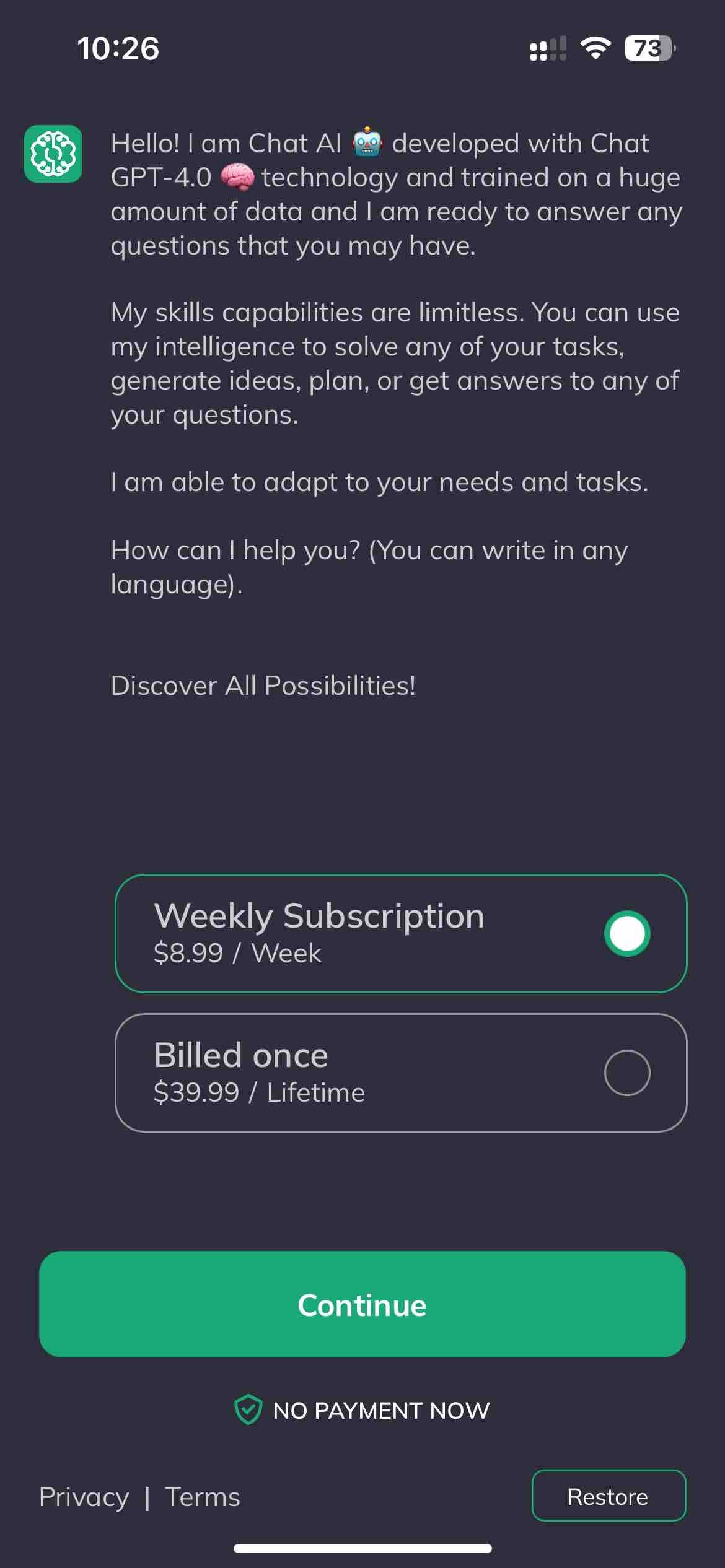 A.I chat - NEO Smart Assistant