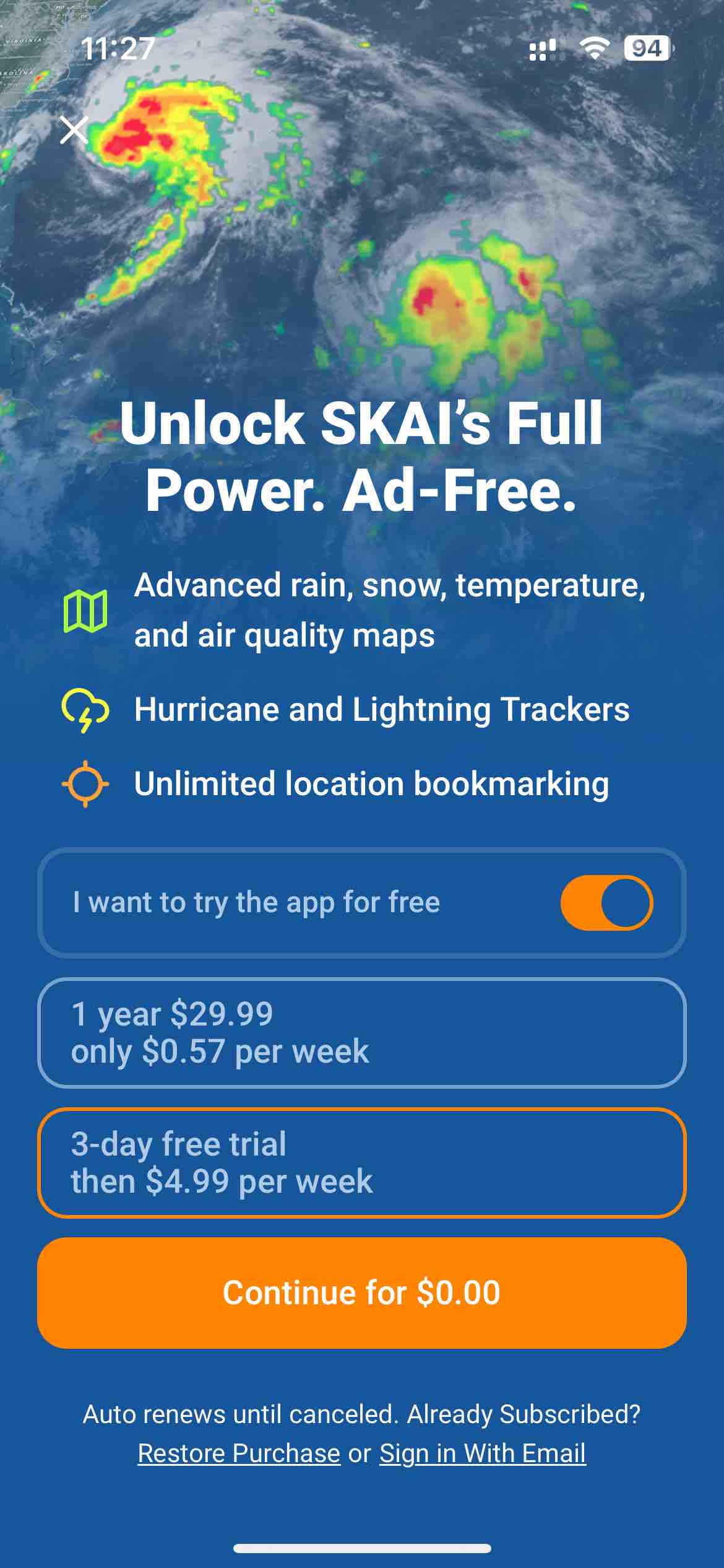 SKAI - NOAA Weather Radar