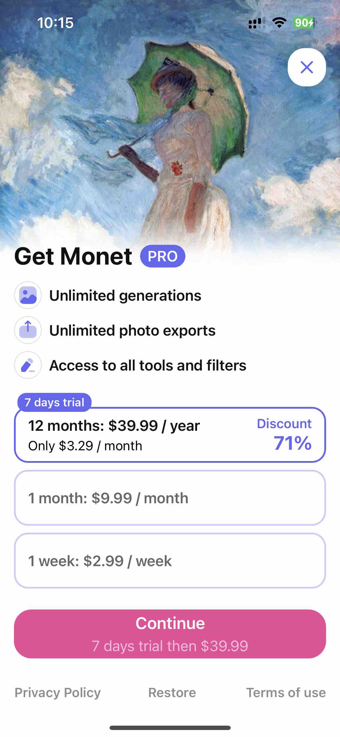 Monet AI - Fix Photo & Enhance