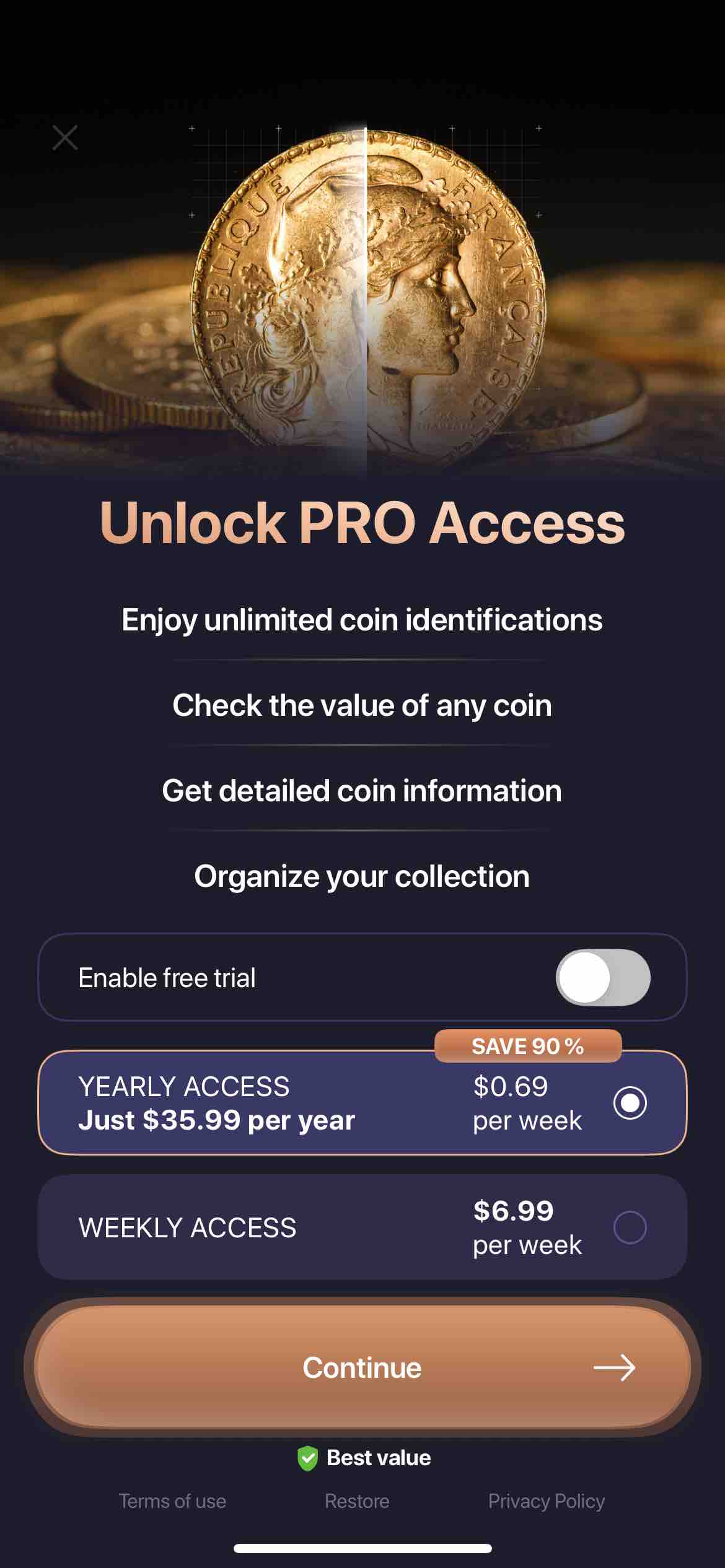 Coin Identifier - CoinScan
