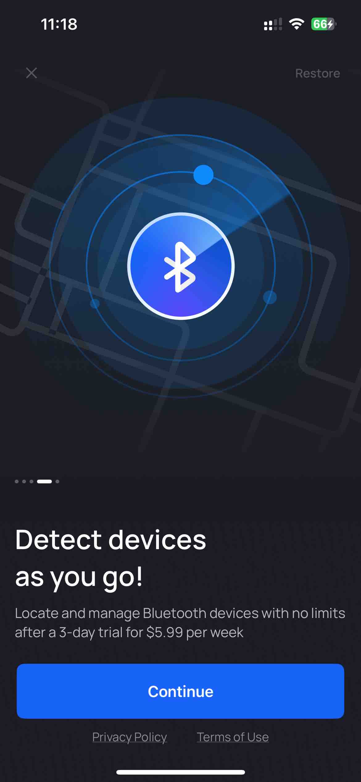 Air Bluetooth Finder & Scanner
