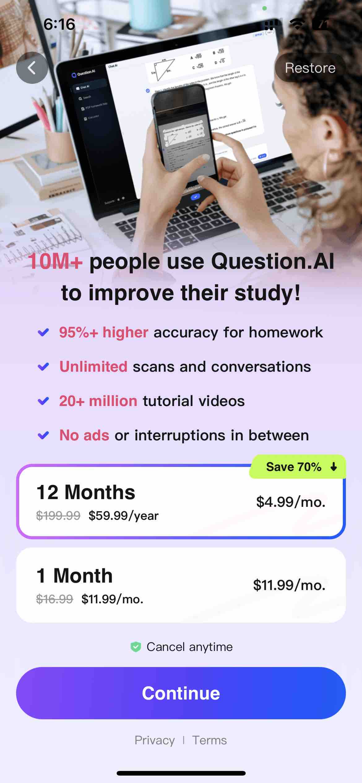 Question.AI-Math Calculator