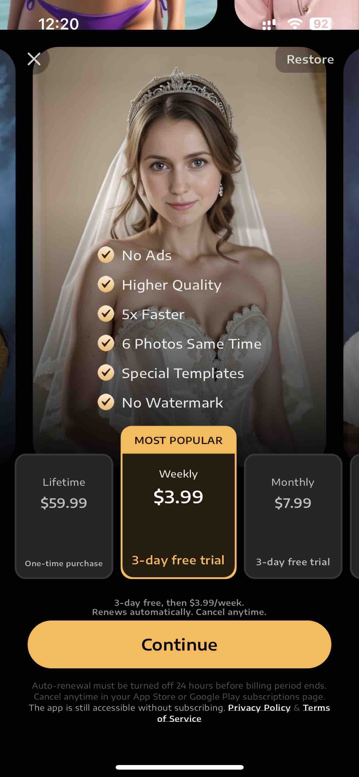 AI Hug & Photo Enhancer, Evoke
