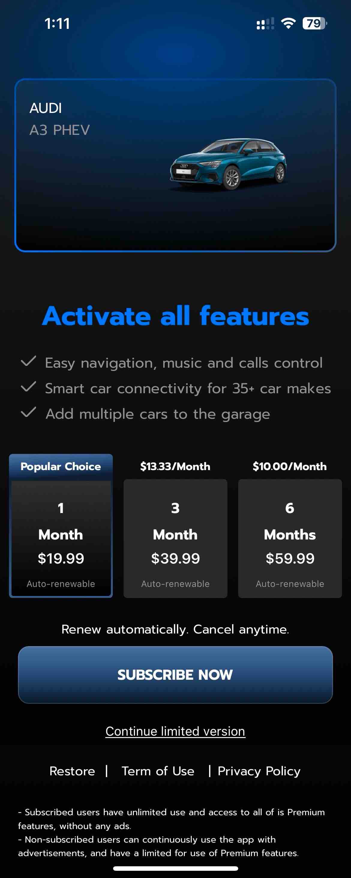 Car Play Connect: Remote Start