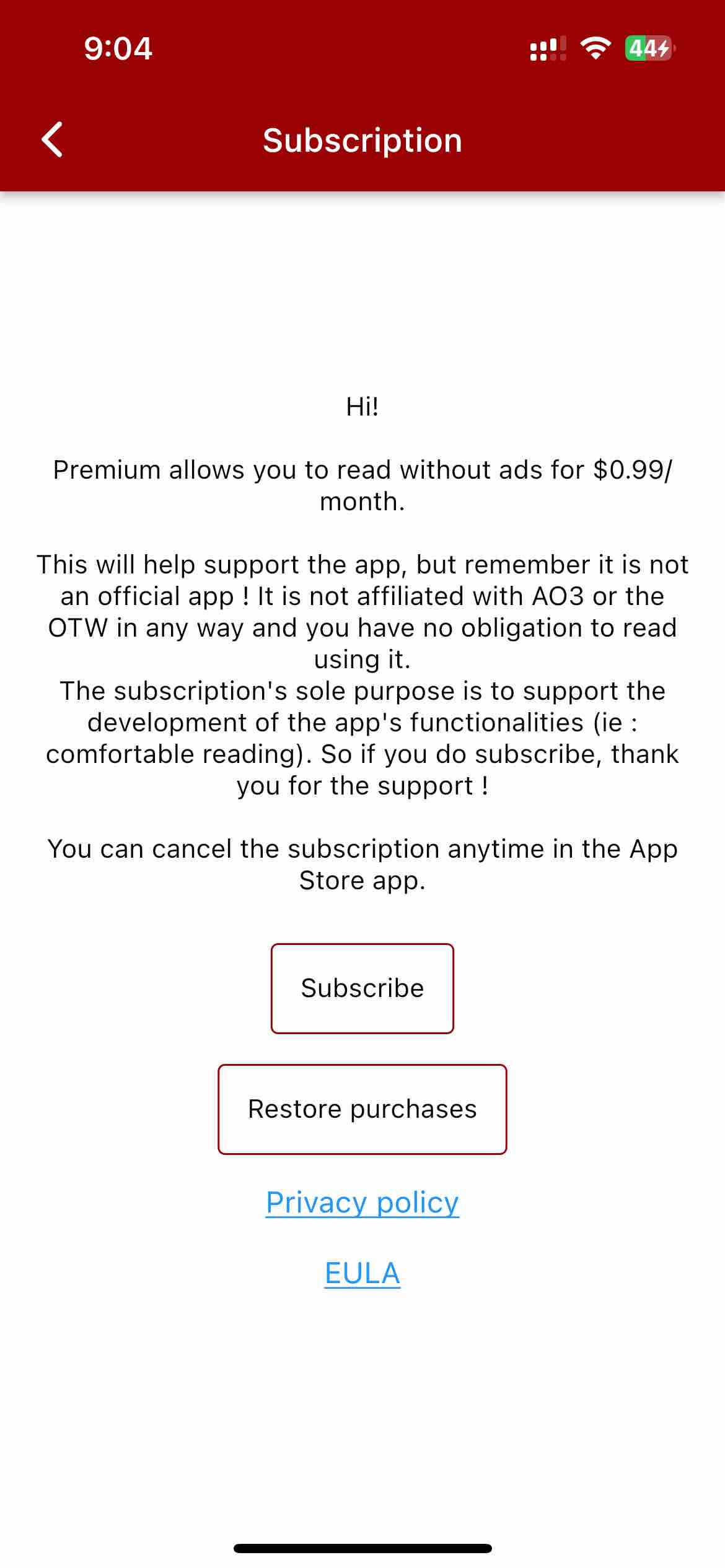 The Archive Reader