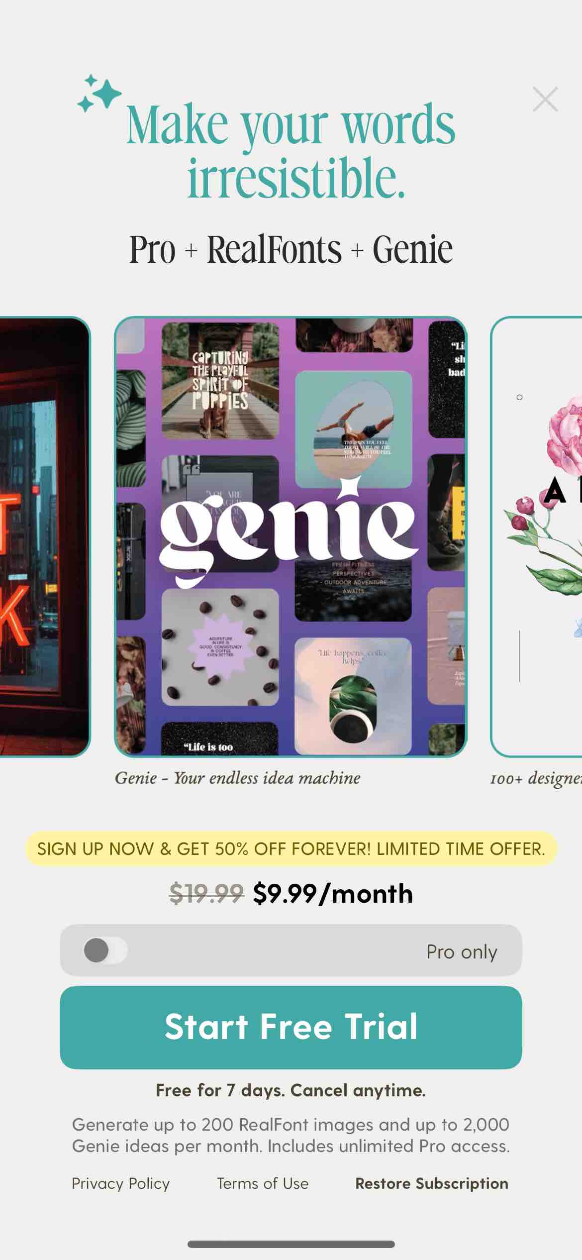 Word Swag - Cool Fonts