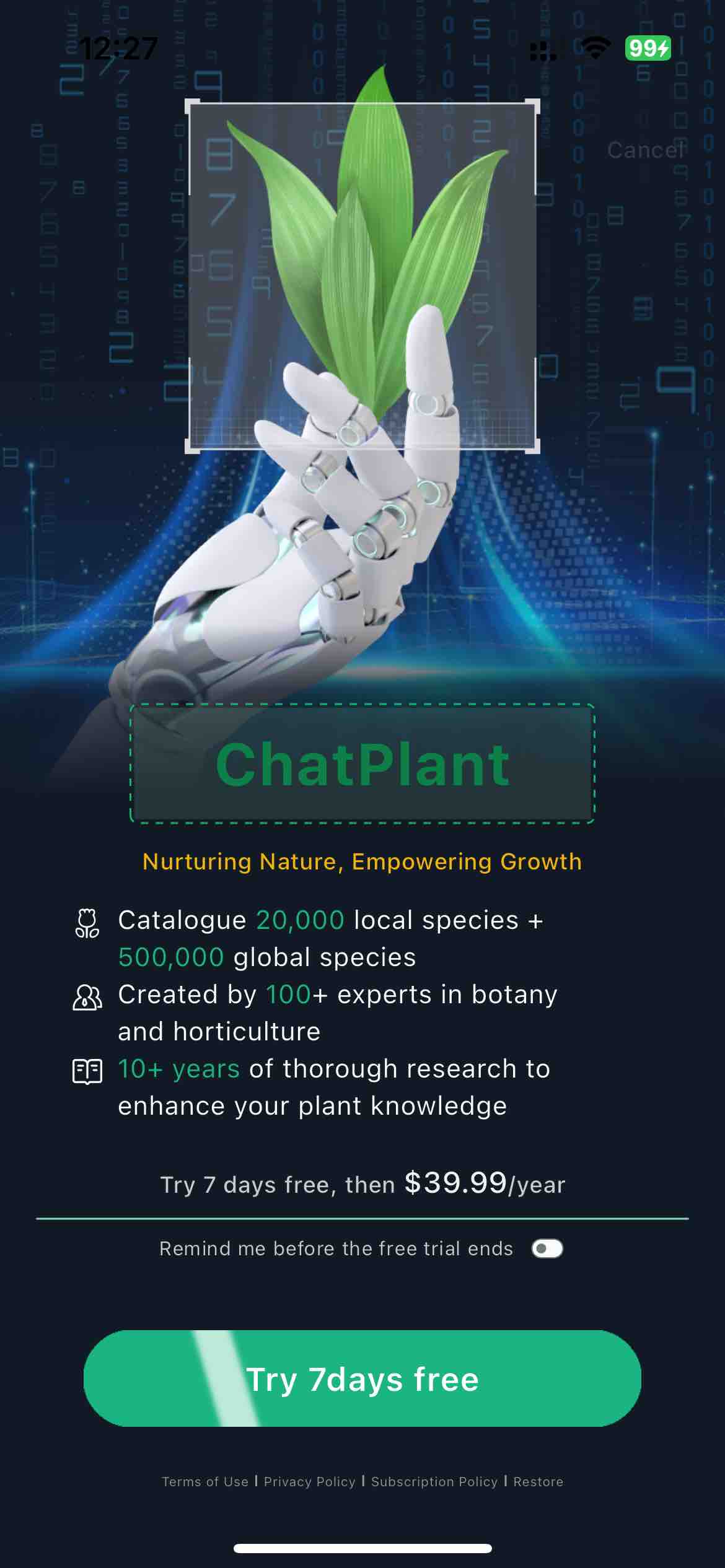 Plant Identifier: ChatPlant AI