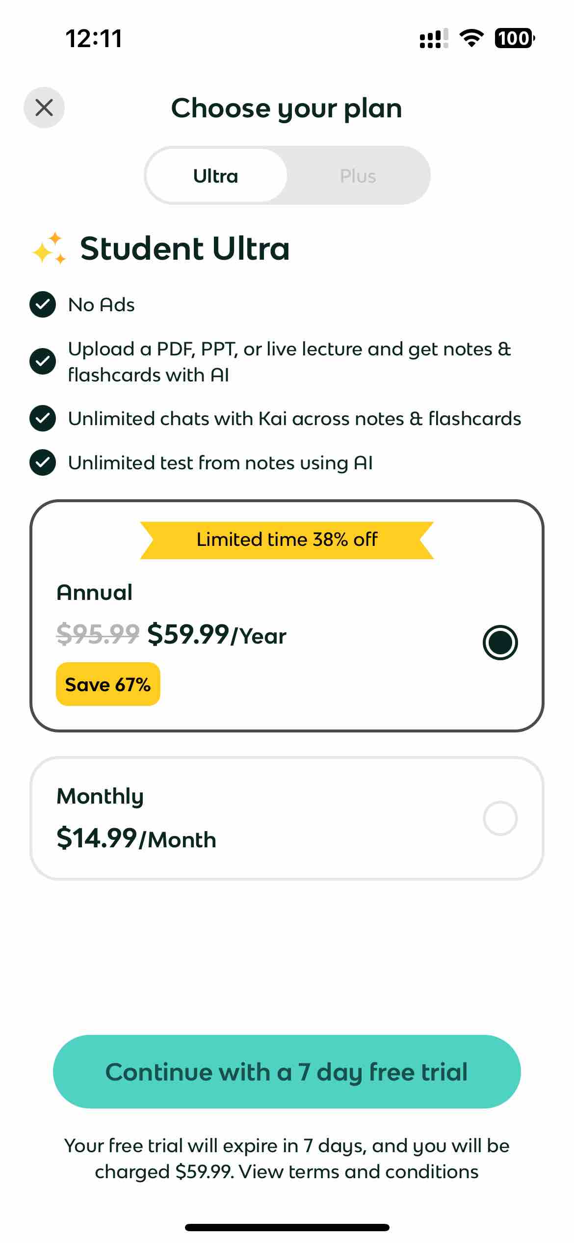 Knowt: AI Flashcards & Notes