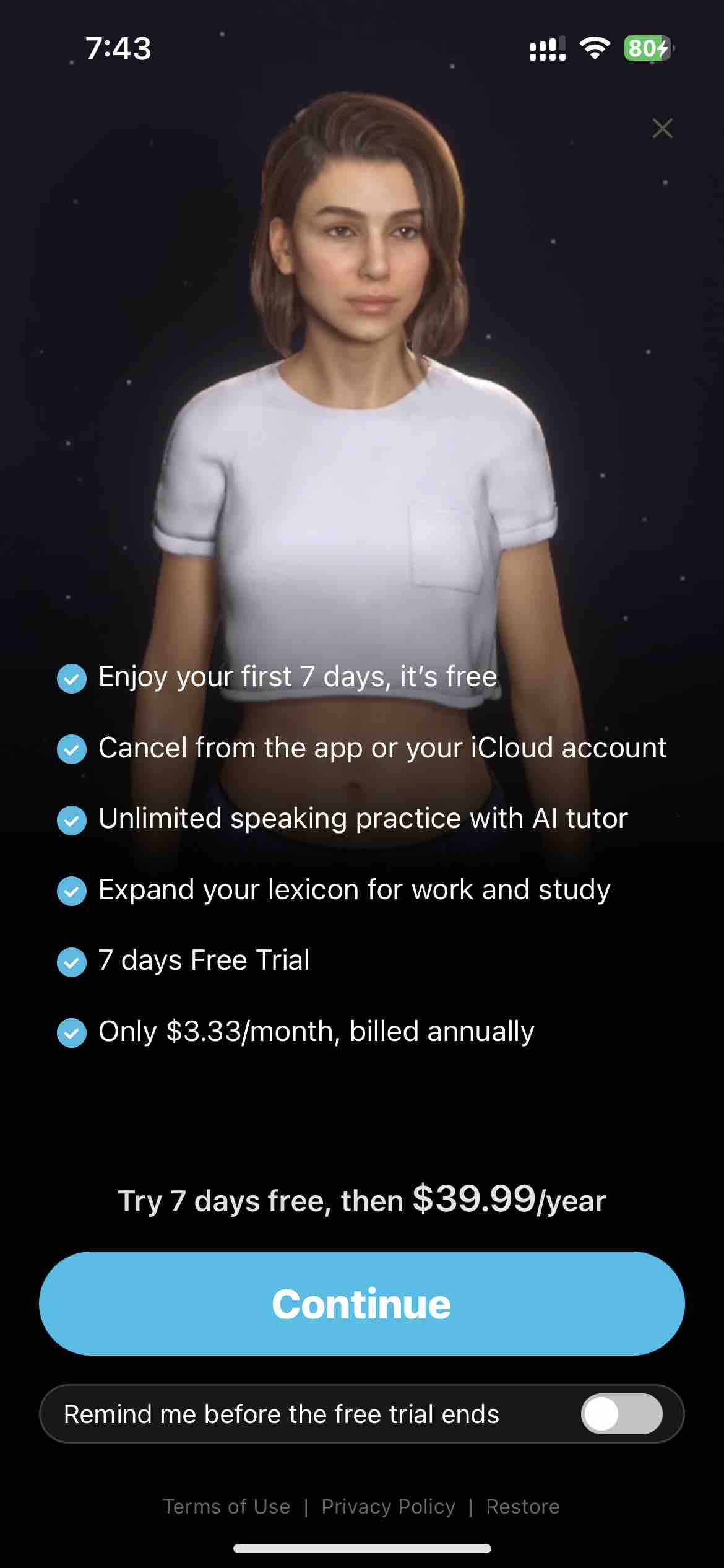 Hablo: Language Learning Tutor