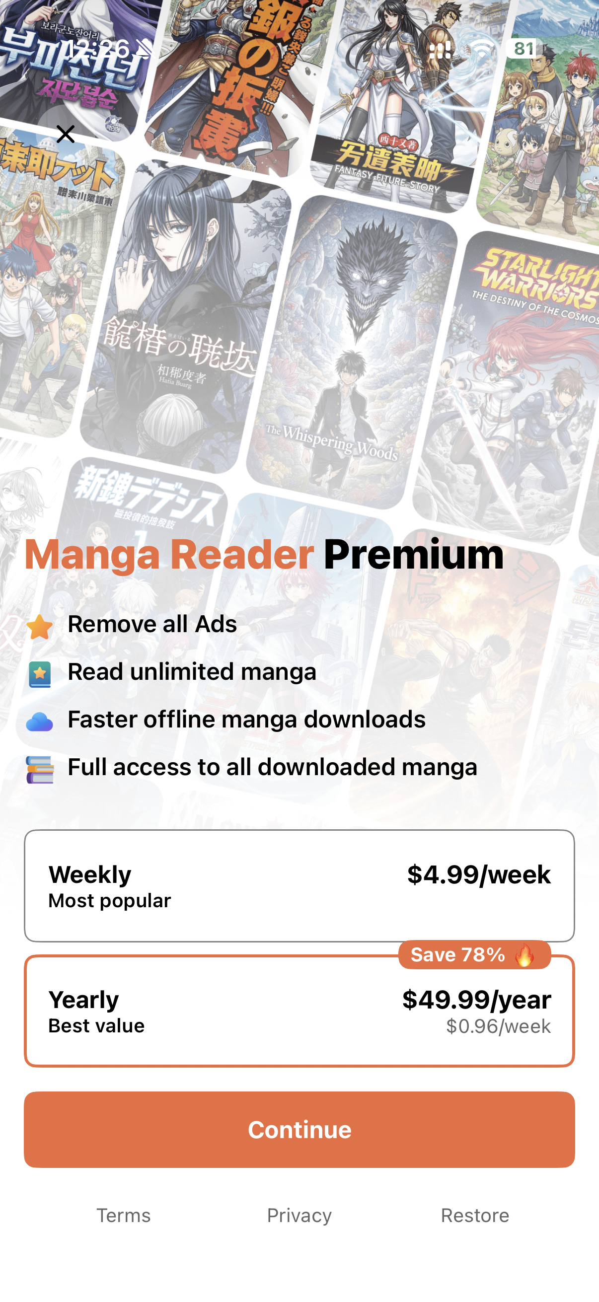 Manga Reader Infinity
