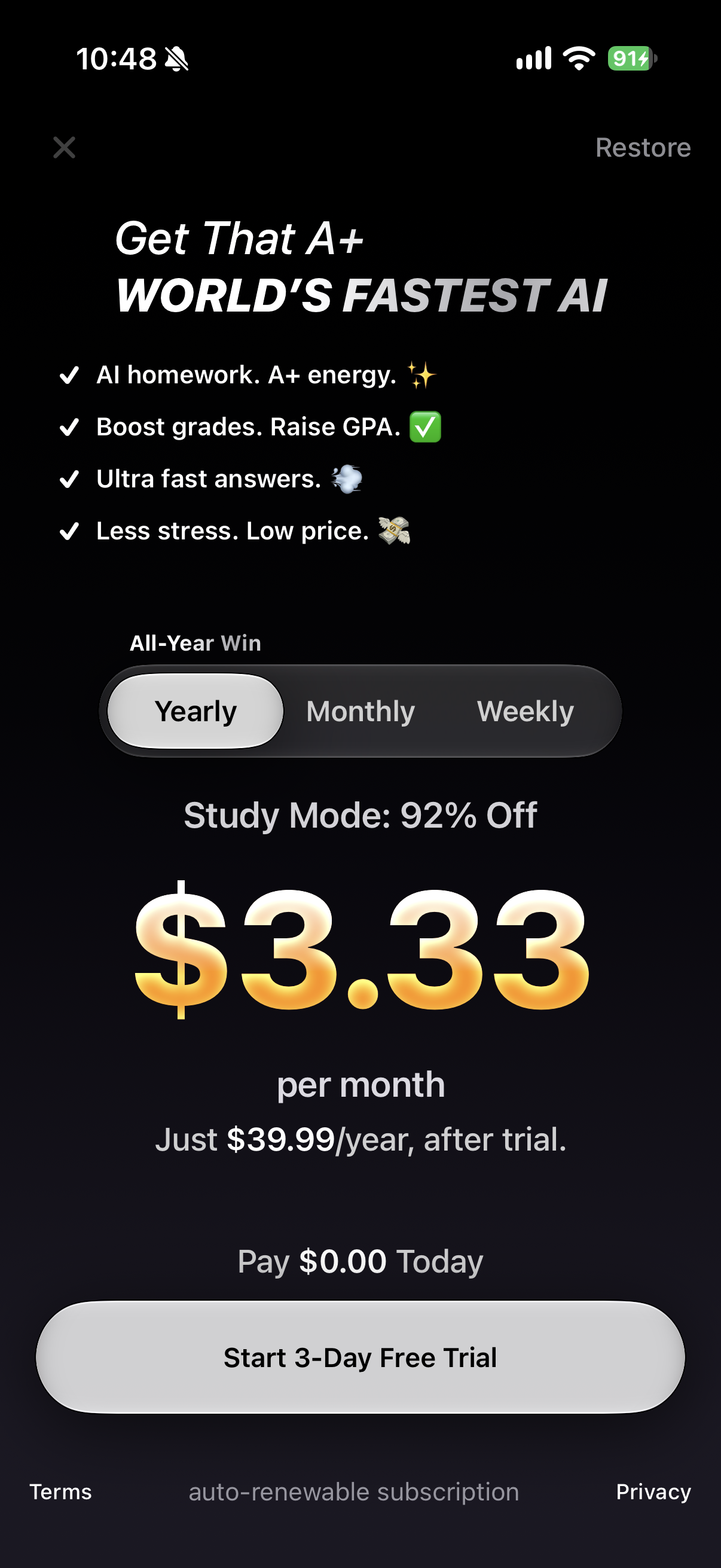 Ai Homework Helper: Scan Solve