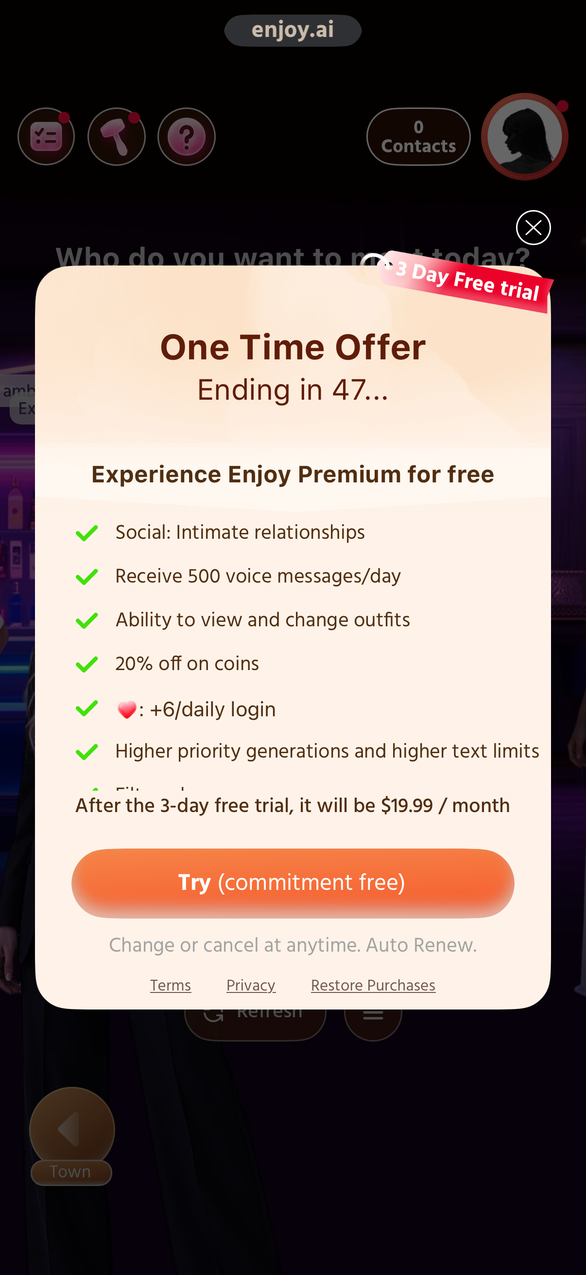 Enjoy - AI Town