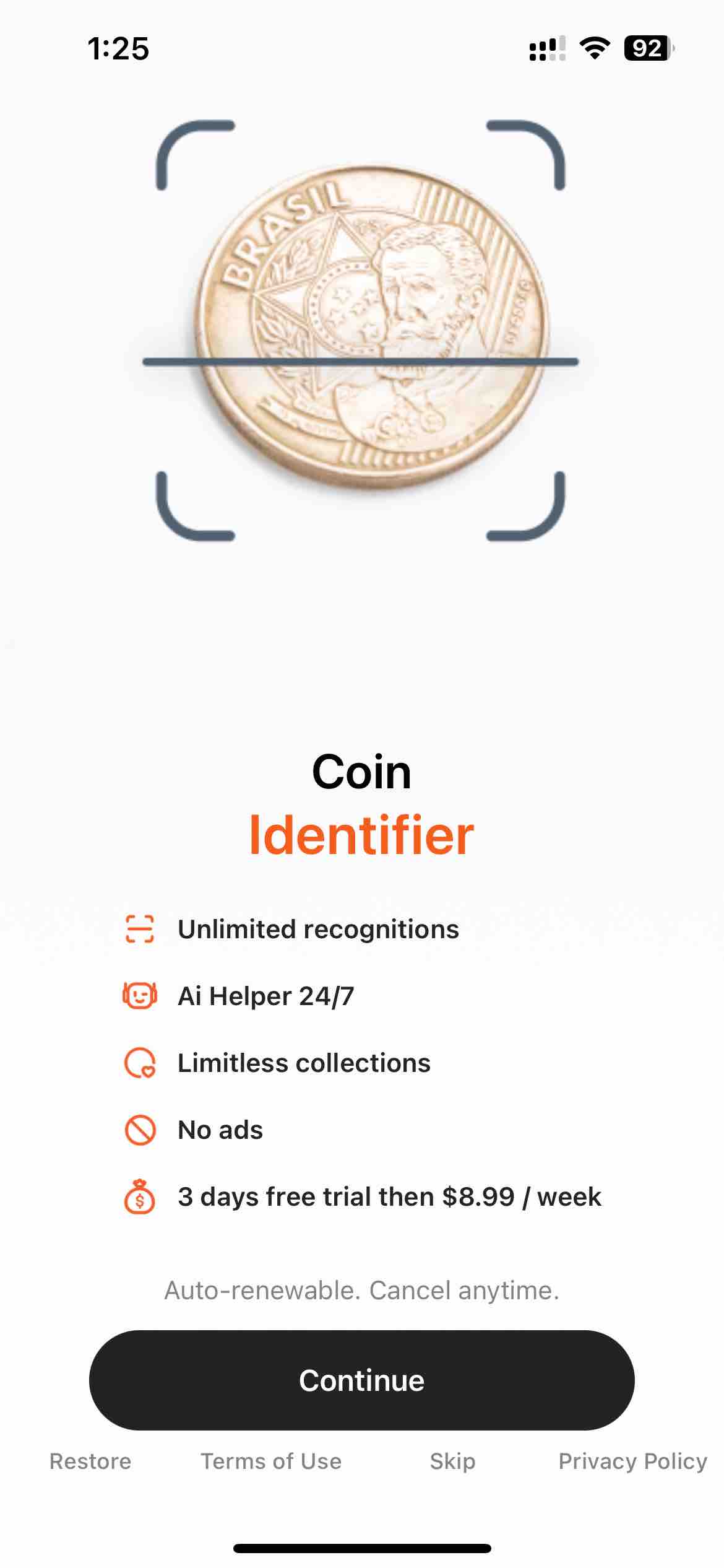 Coin Identifier - AI Scanner